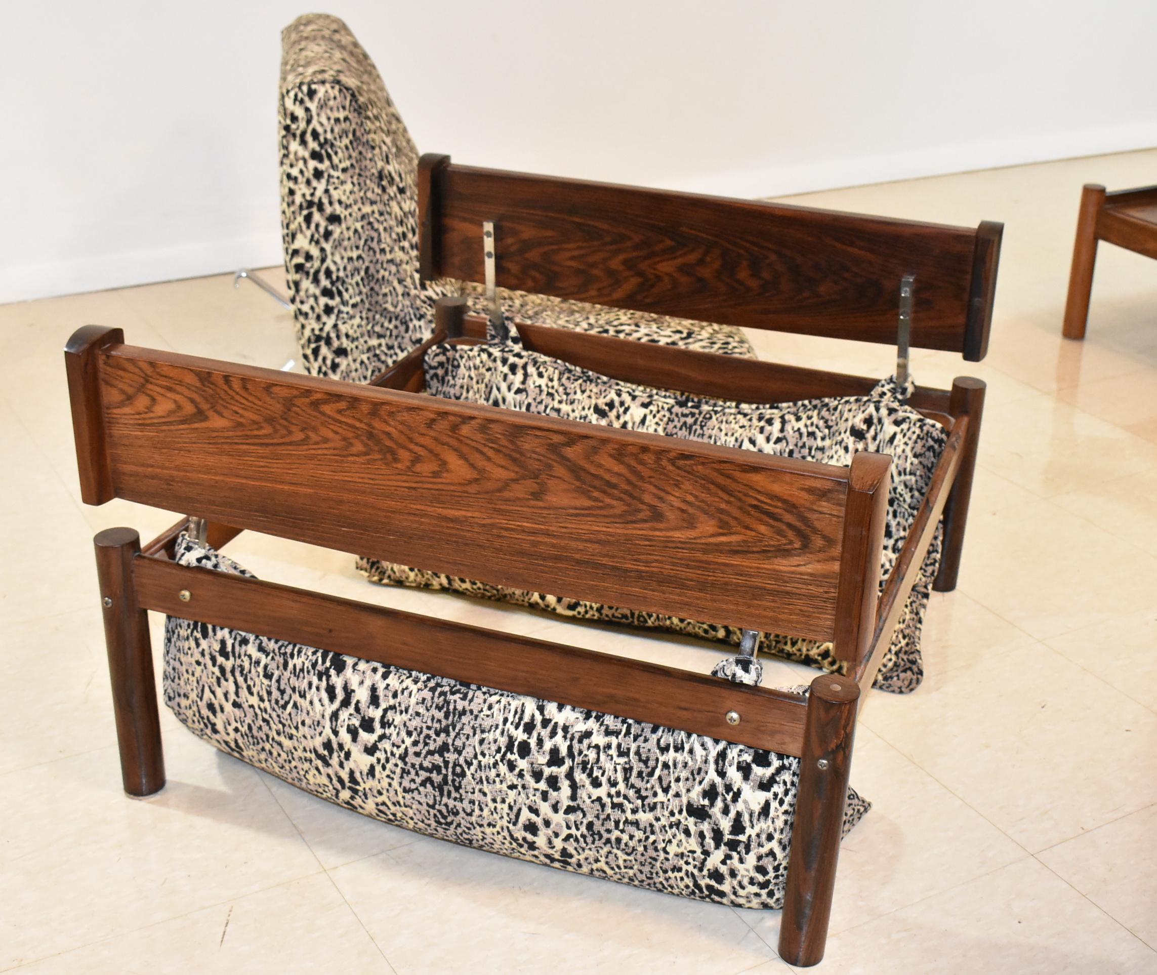 Percival Lafer MP-13 Chair and Ottoman, Brazilian Design For Sale 2