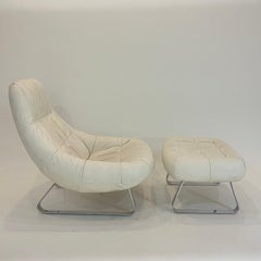 Fauteuil de salon et pouf Earth MP-163 de Percival Lafer, Brésil, années 1960