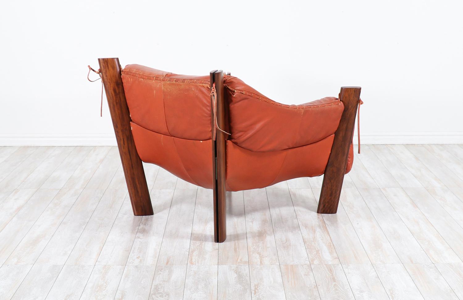 percival lafer leather chair