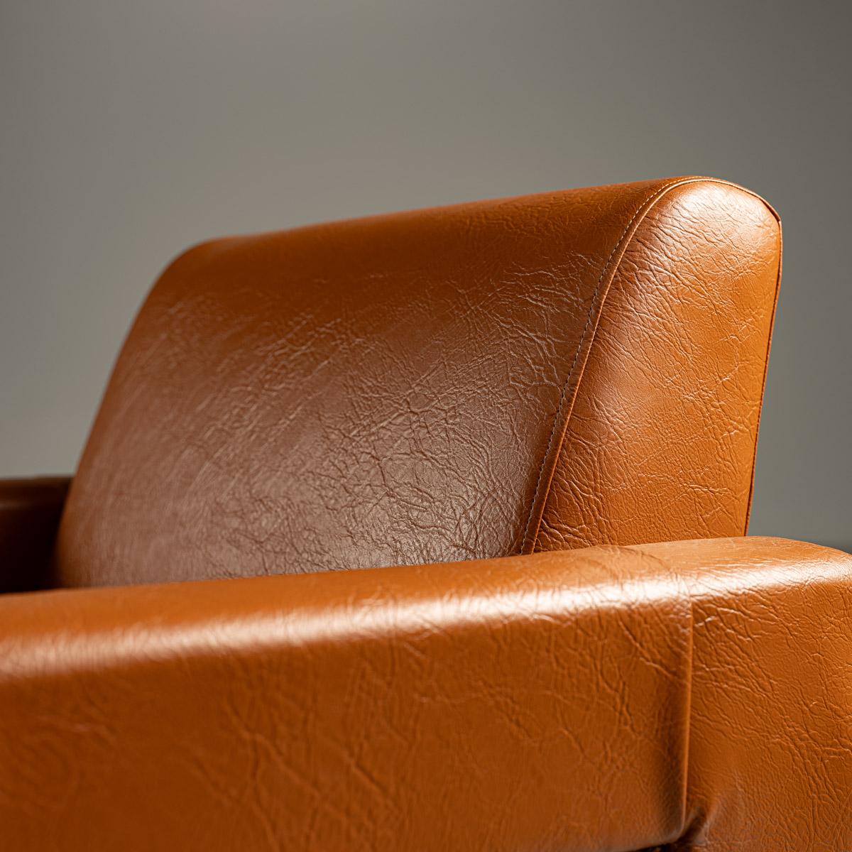Percival Lafer MP-37 Armchair in Jatobá Wood and Leather, Brazil, 1960s For Sale 5