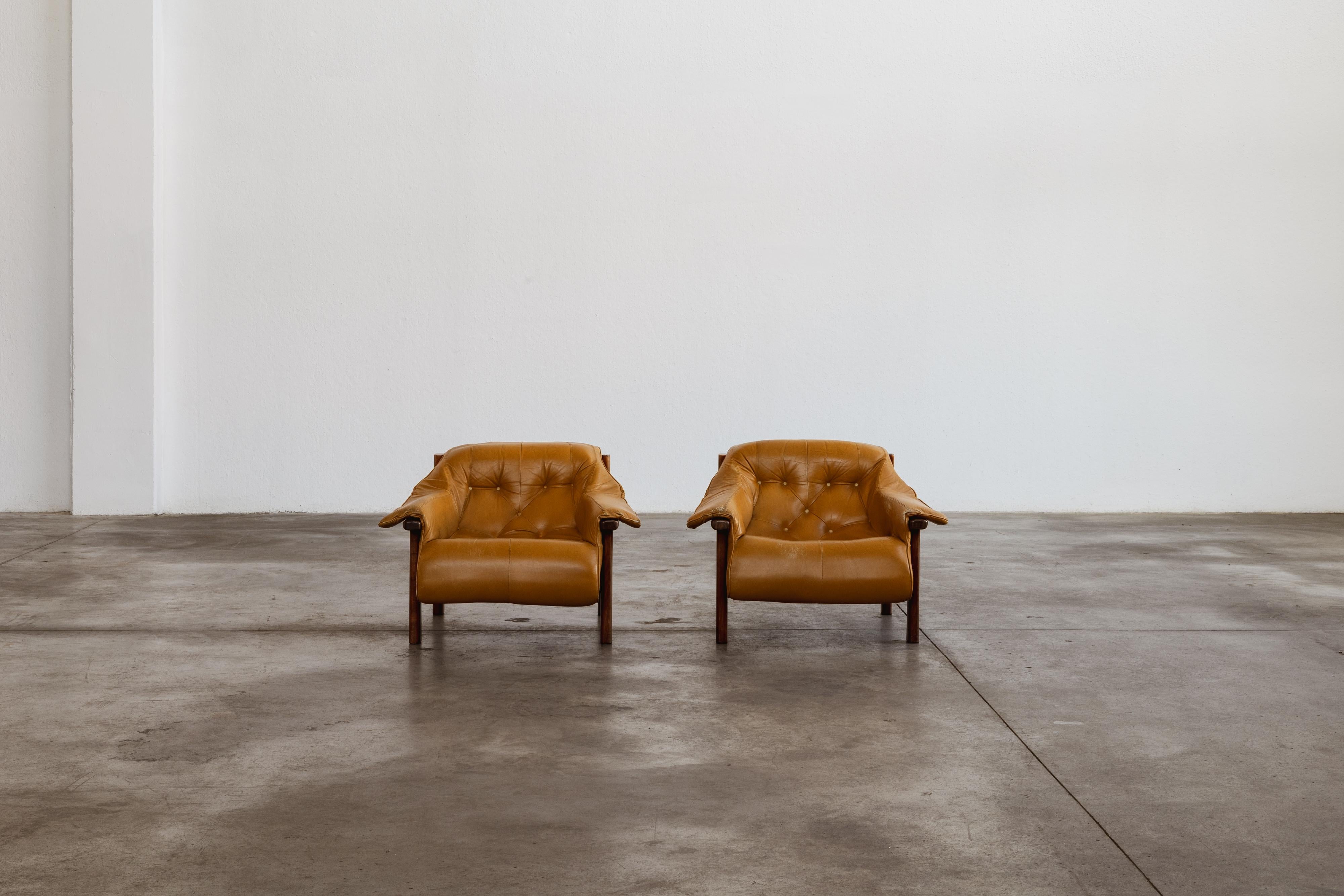 Brazilian Percival Lafer “MP-41” Armchairs for Lafer MP, 1972, Set of 2 For Sale