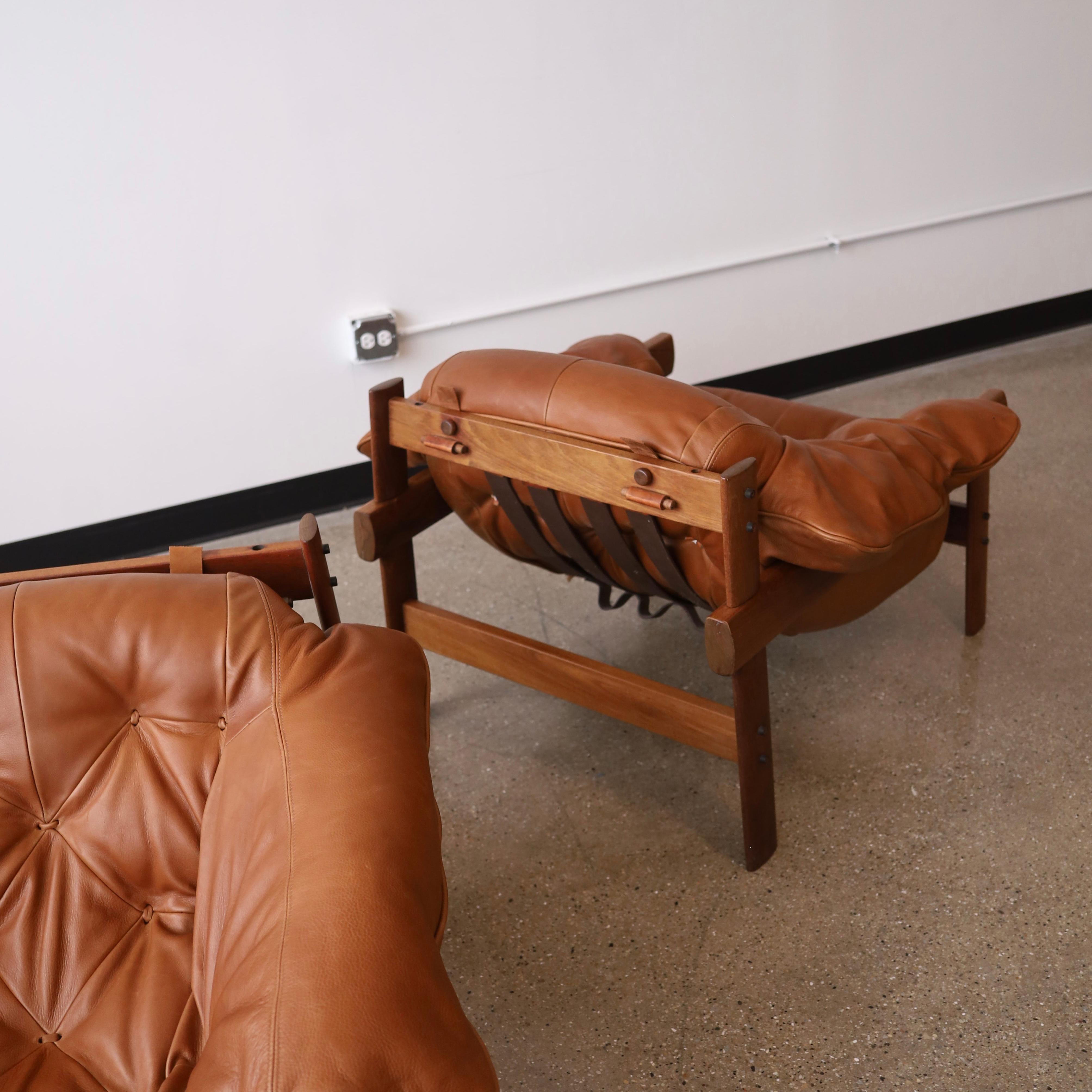 Mid-Century Modern Percival Lafer MP-41 Chairs, a pair
