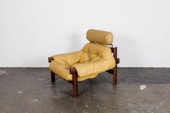 Percival Lafer MP-41 Leather Tall Back Lounge Chair