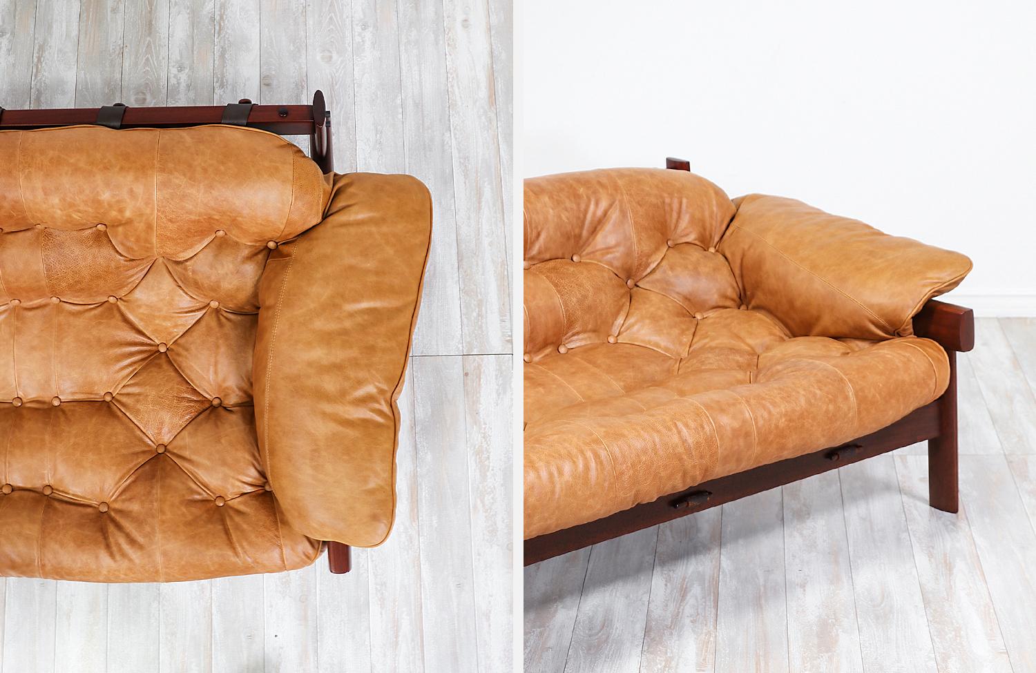 Percival Lafer MP-41 Series Brazilian Leather Sofa 3