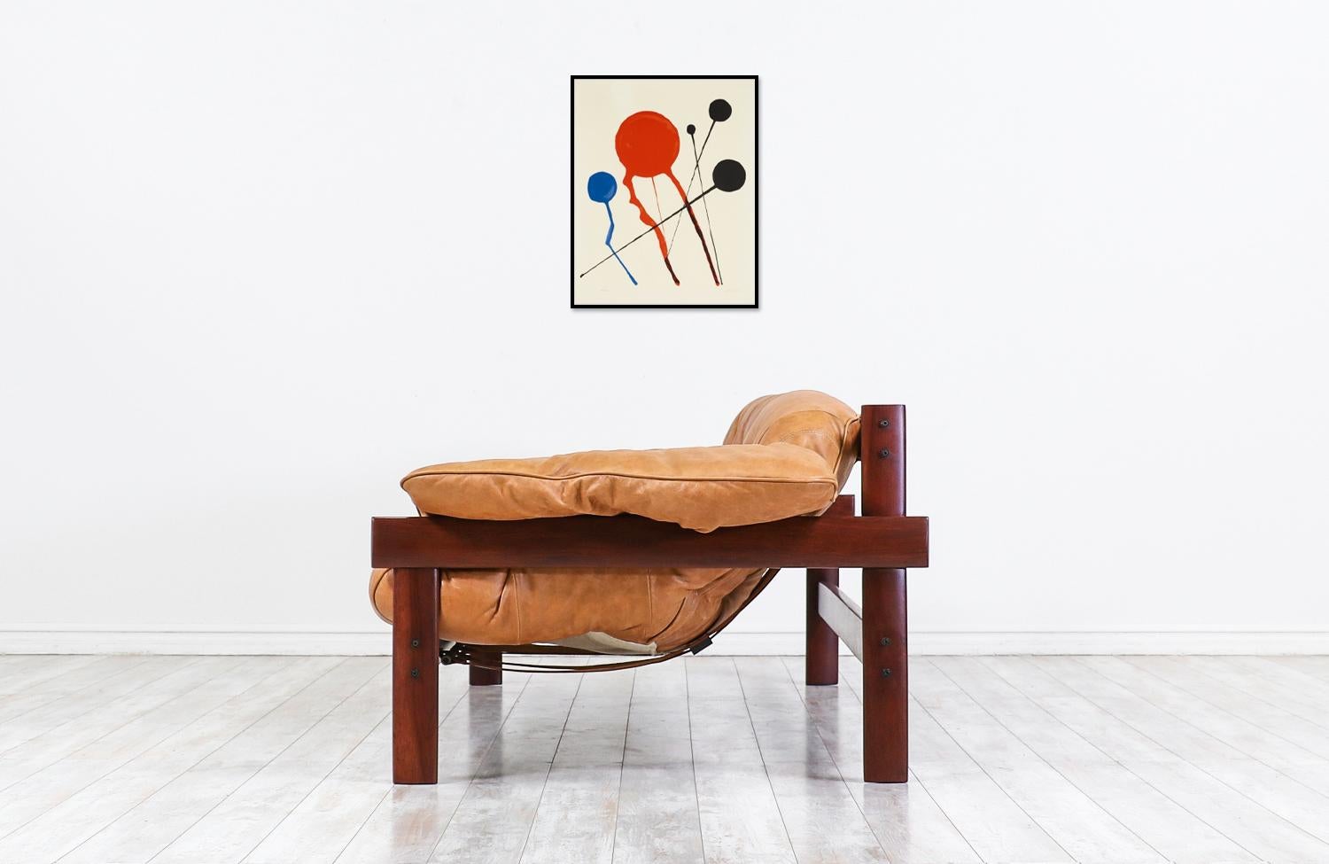 percival leather couch