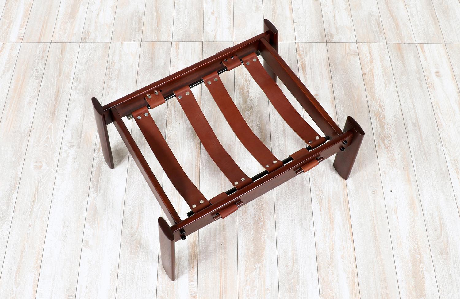 Percival Lafer MP-41 Series Brazilian Leather Stool 1