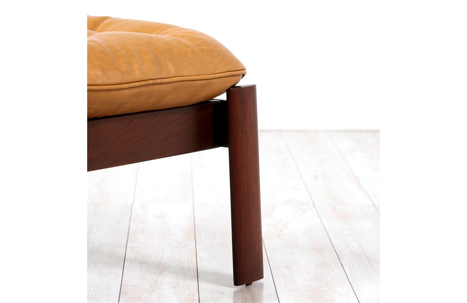 Percival Lafer MP-41 Series Brazilian Leather Stool 3