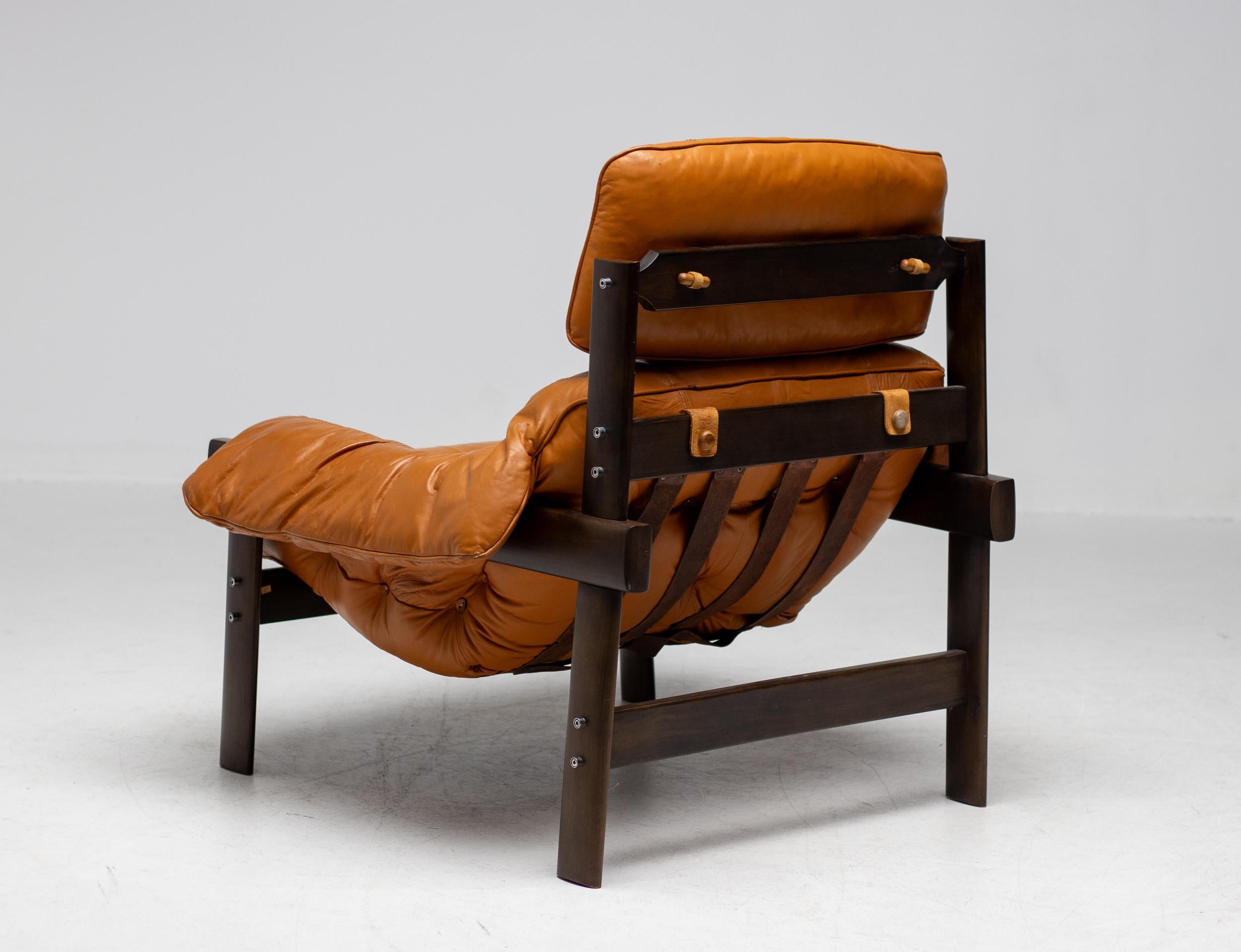 Percival Lafer MP-43 Lounge Chair Produced by Lafer MP in Brazil In Good Condition In Dronten, NL