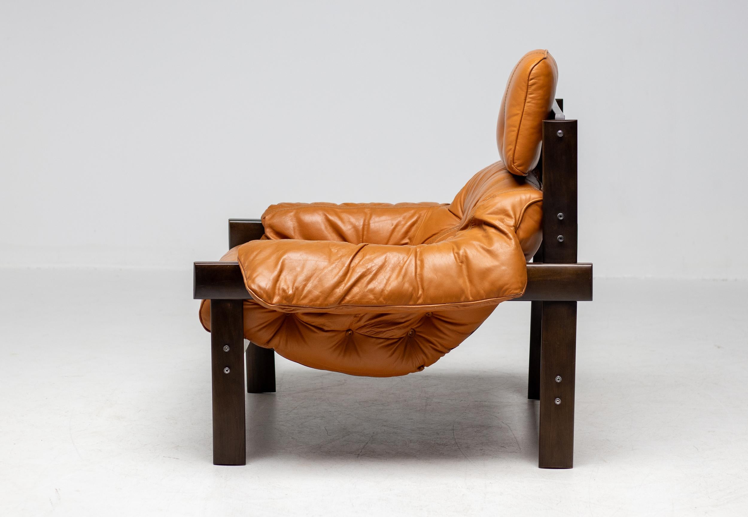Mid-20th Century Percival Lafer MP-43 Lounge Chair Produced by Lafer MP in Brazil