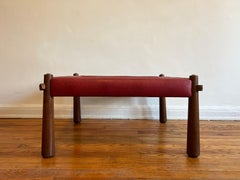 Percival Lafer MP-81 Coffee Table Red Snakeskin Embossed Leather