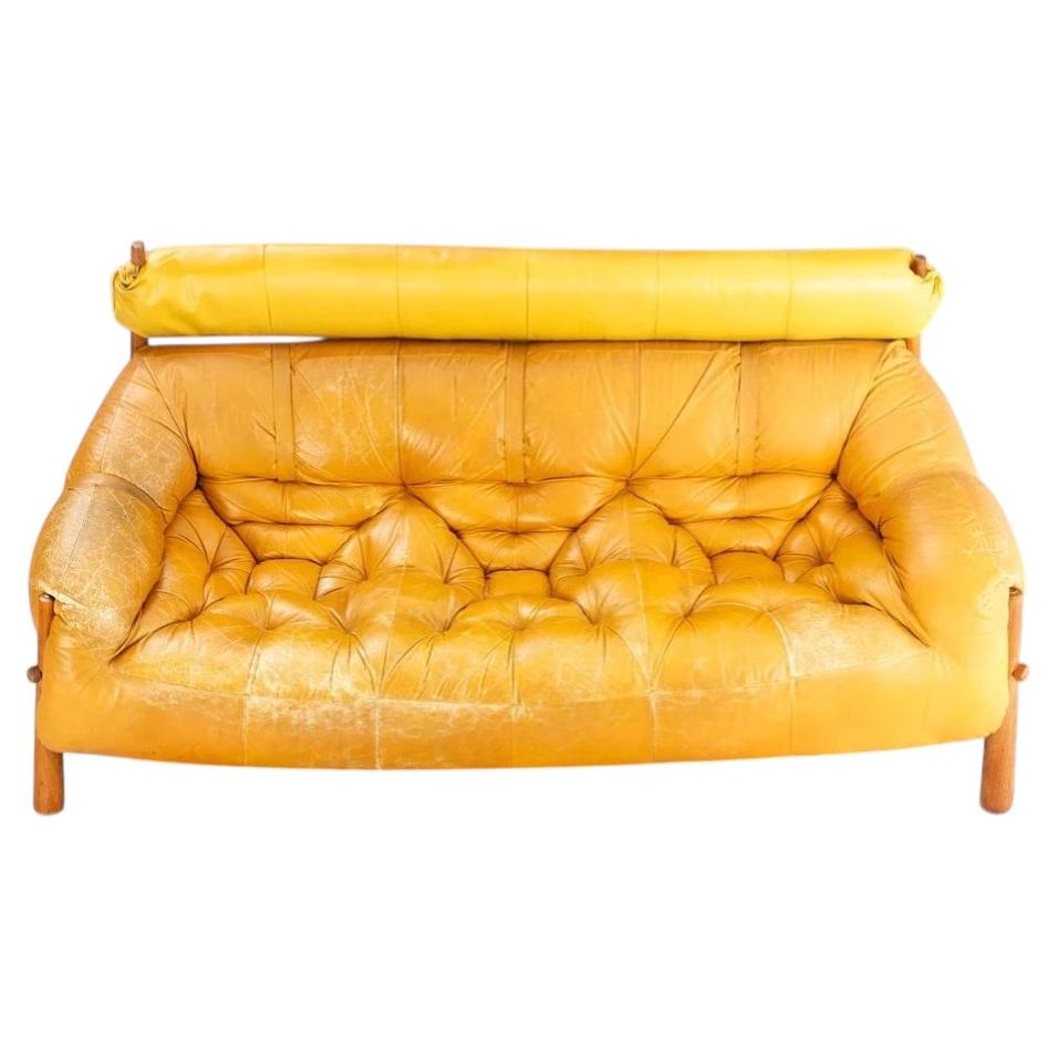 Percival Lafer MP-81 Leather Sofa – Iconic 1960s Brazilian Mid-Century Modern
