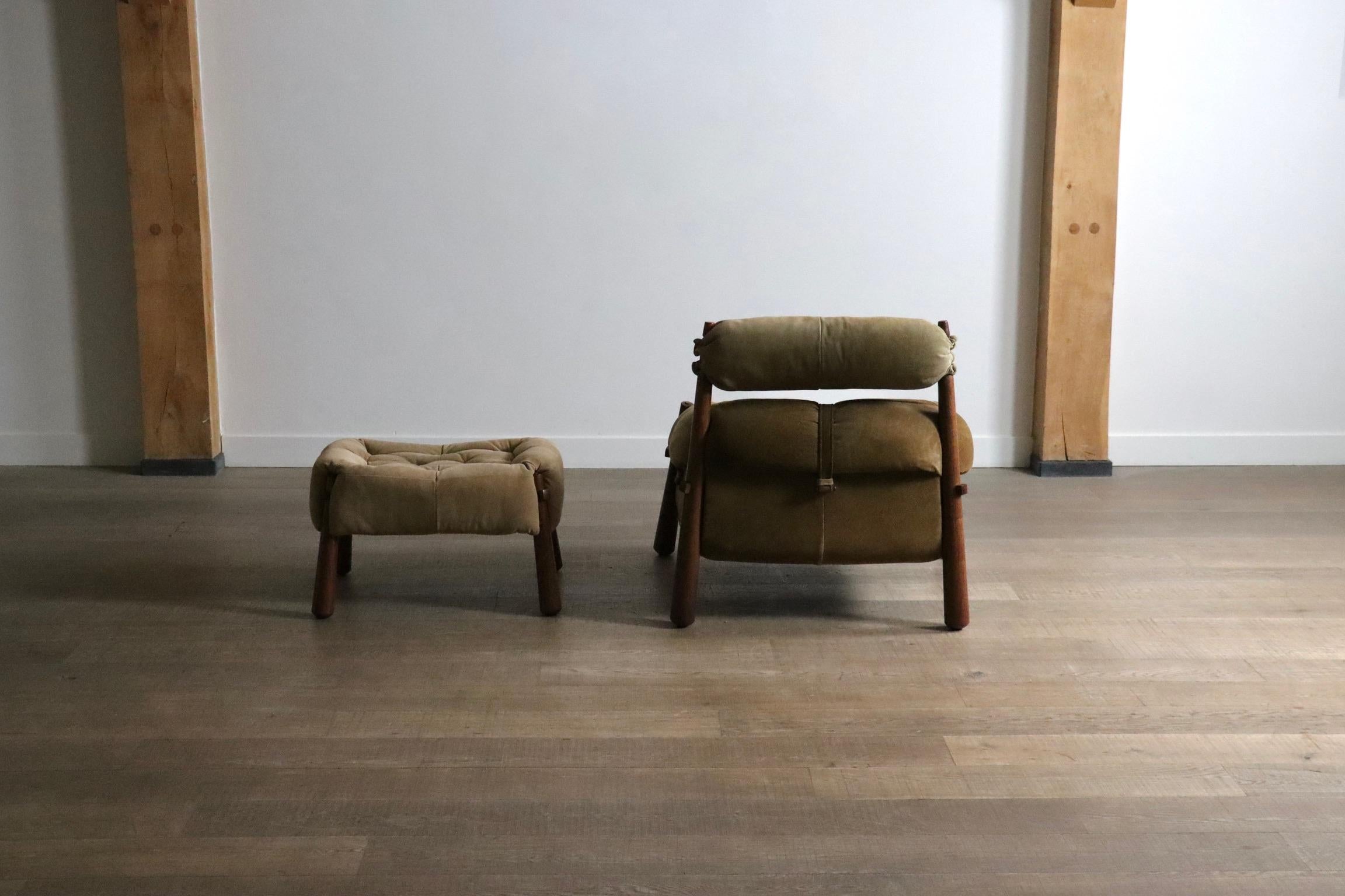 Percival Lafer MP-81 Lounge Chair with ottoman, Brazil, 1970s 9