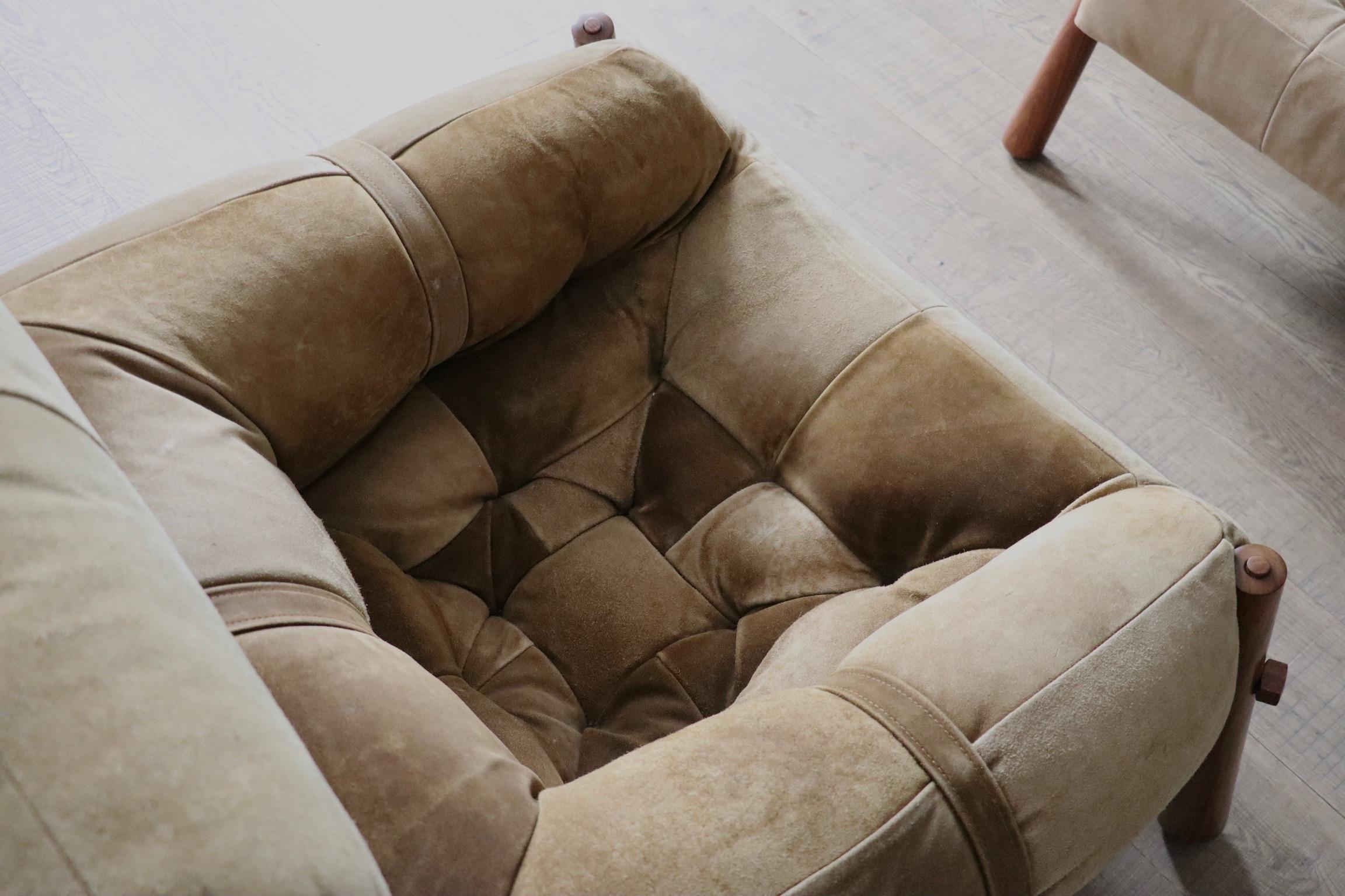 Percival Lafer MP-81 Lounge Chair with ottoman, Brazil, 1970s 2