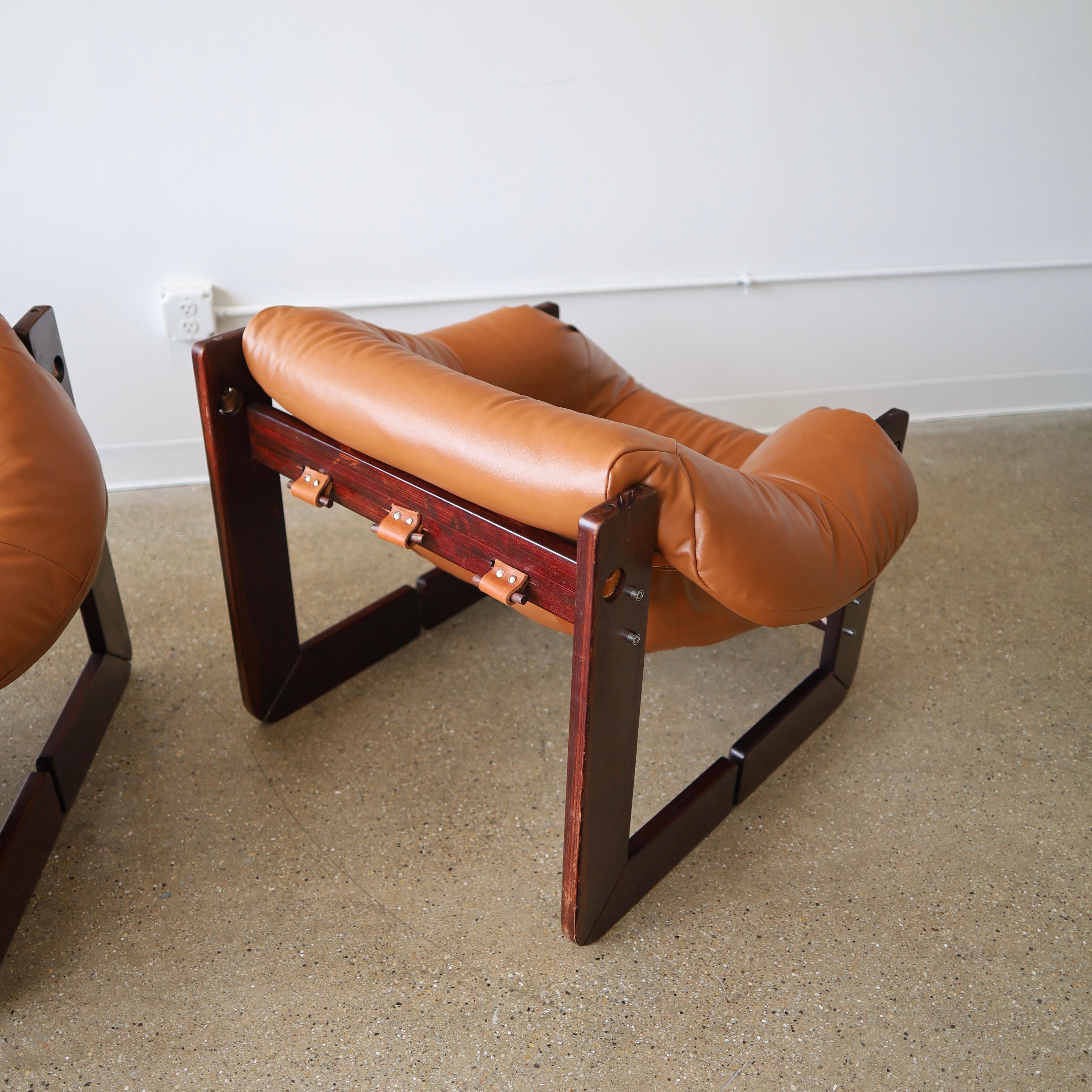 Percival Lafer MP-97 Chairs, a pair Bon état - En vente à Chicago, IL
