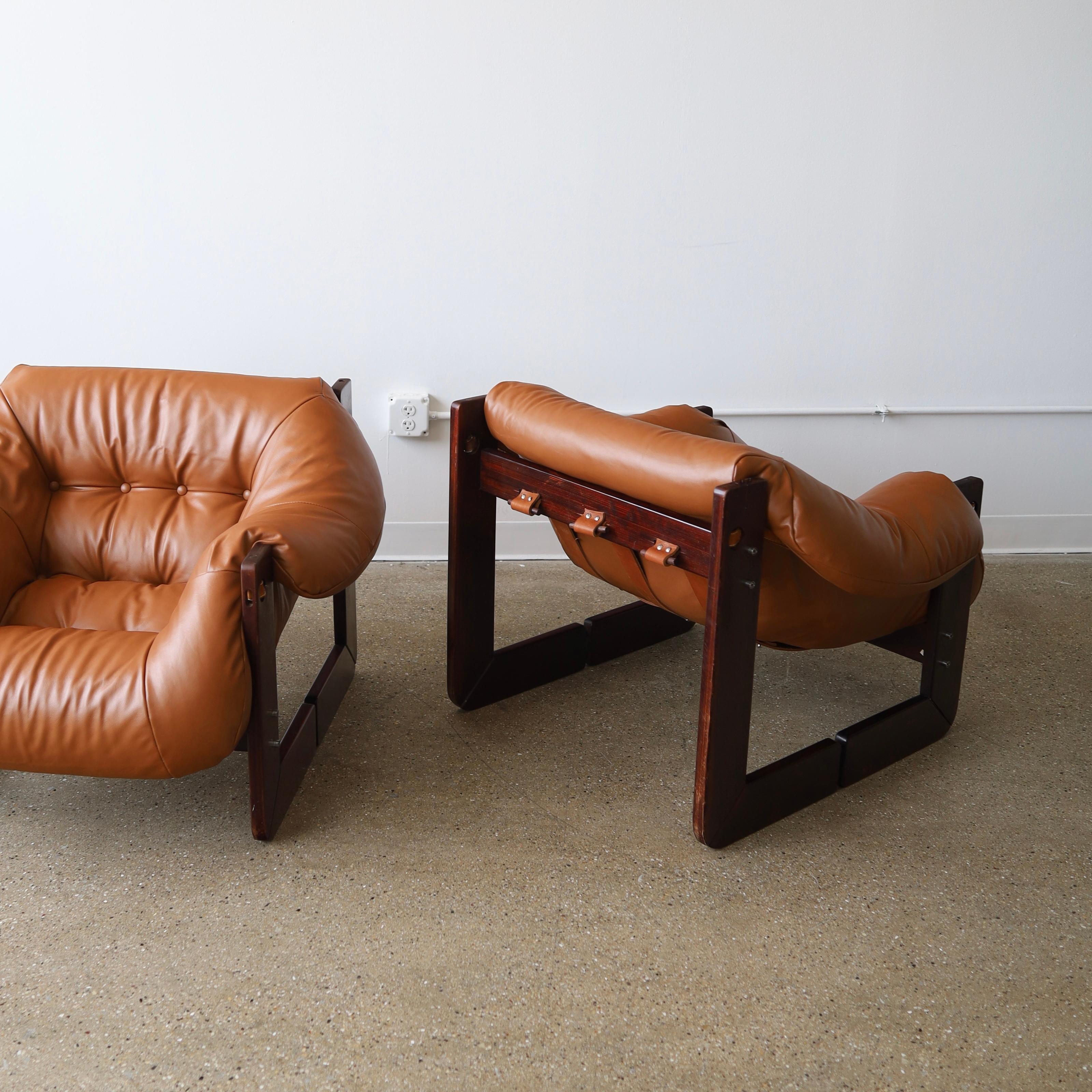 Fin du 20e siècle Percival Lafer MP-97 Chairs, a pair en vente