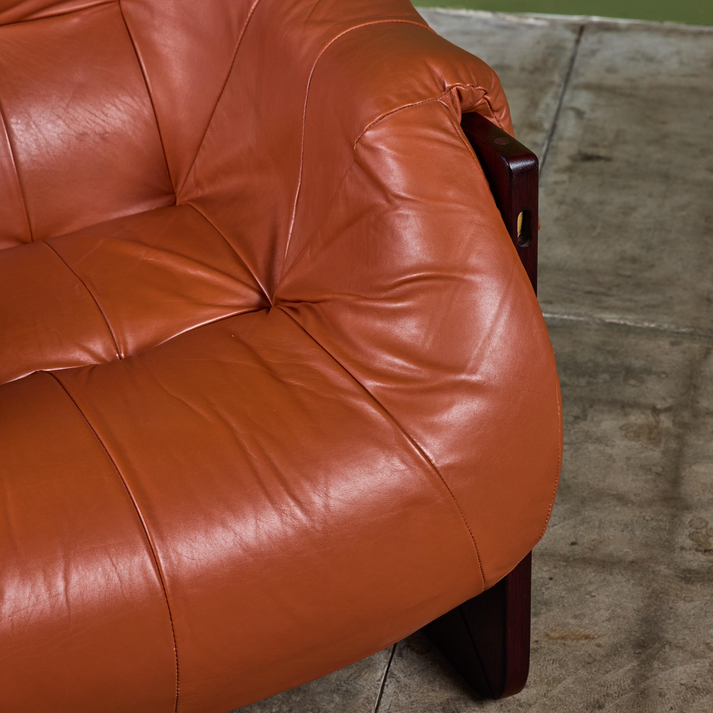 Percival Lafer MP-97 Leather Lounge Chair For Sale 11