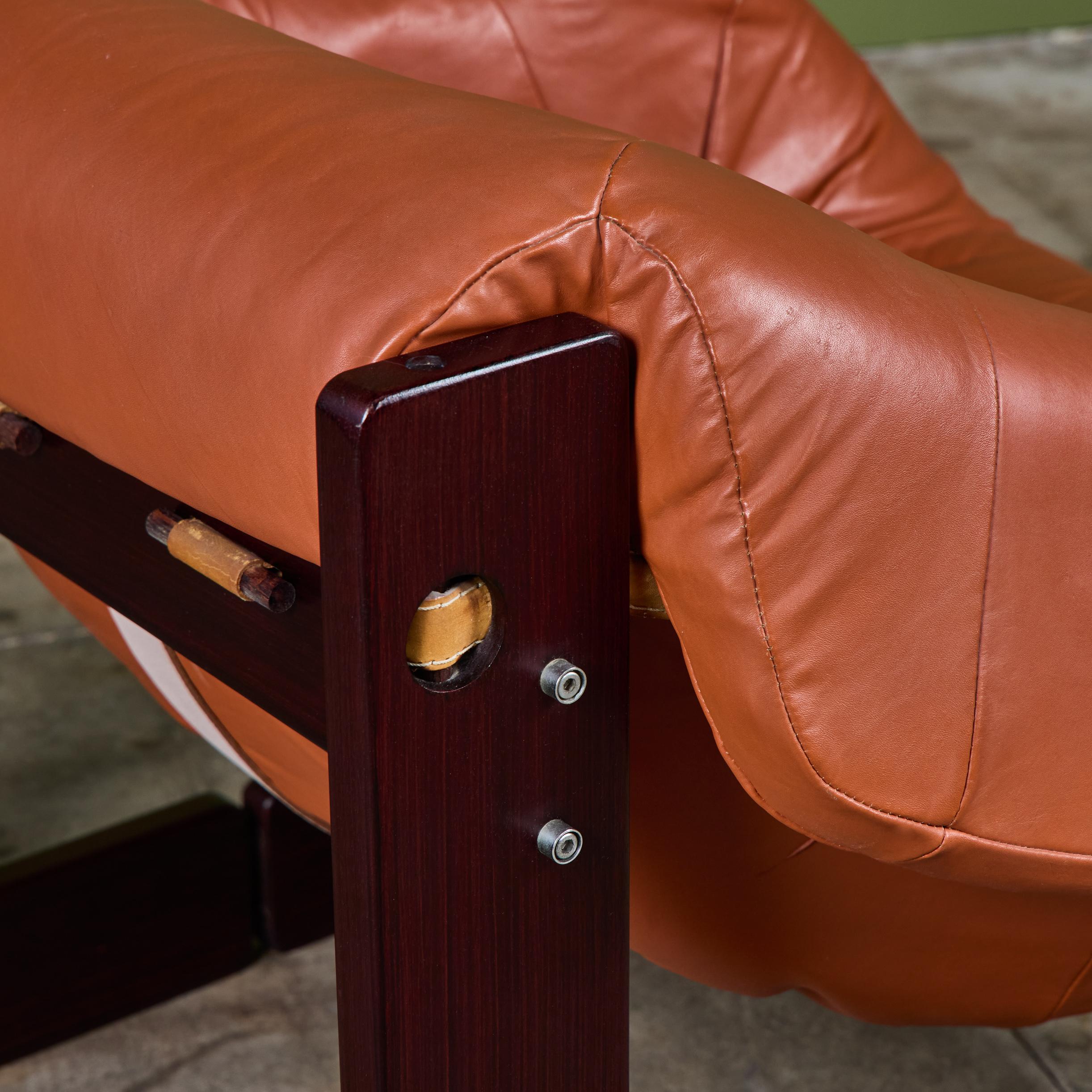 Percival Lafer MP-97 Leather Lounge Chair For Sale 13