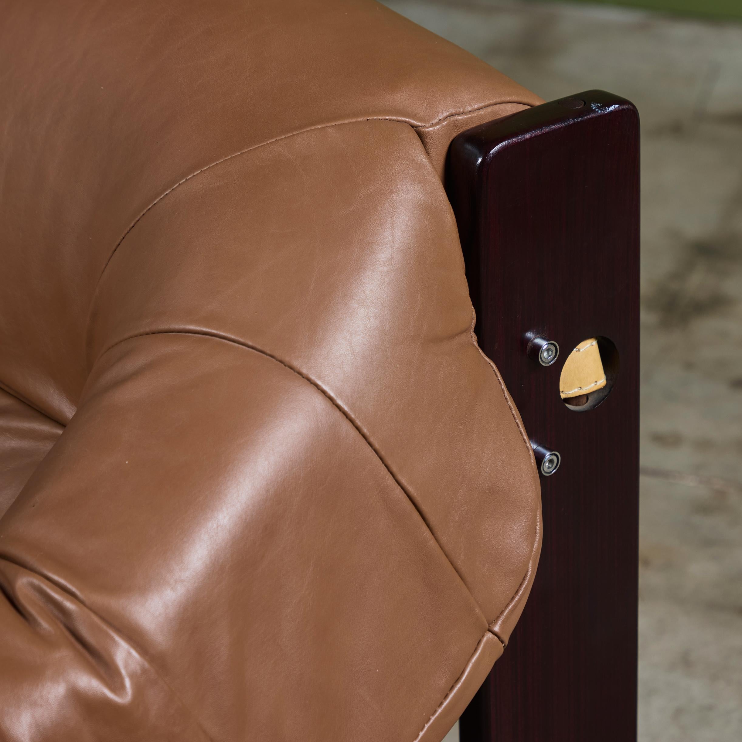 Percival Lafer MP-97 Leather Sofa 8