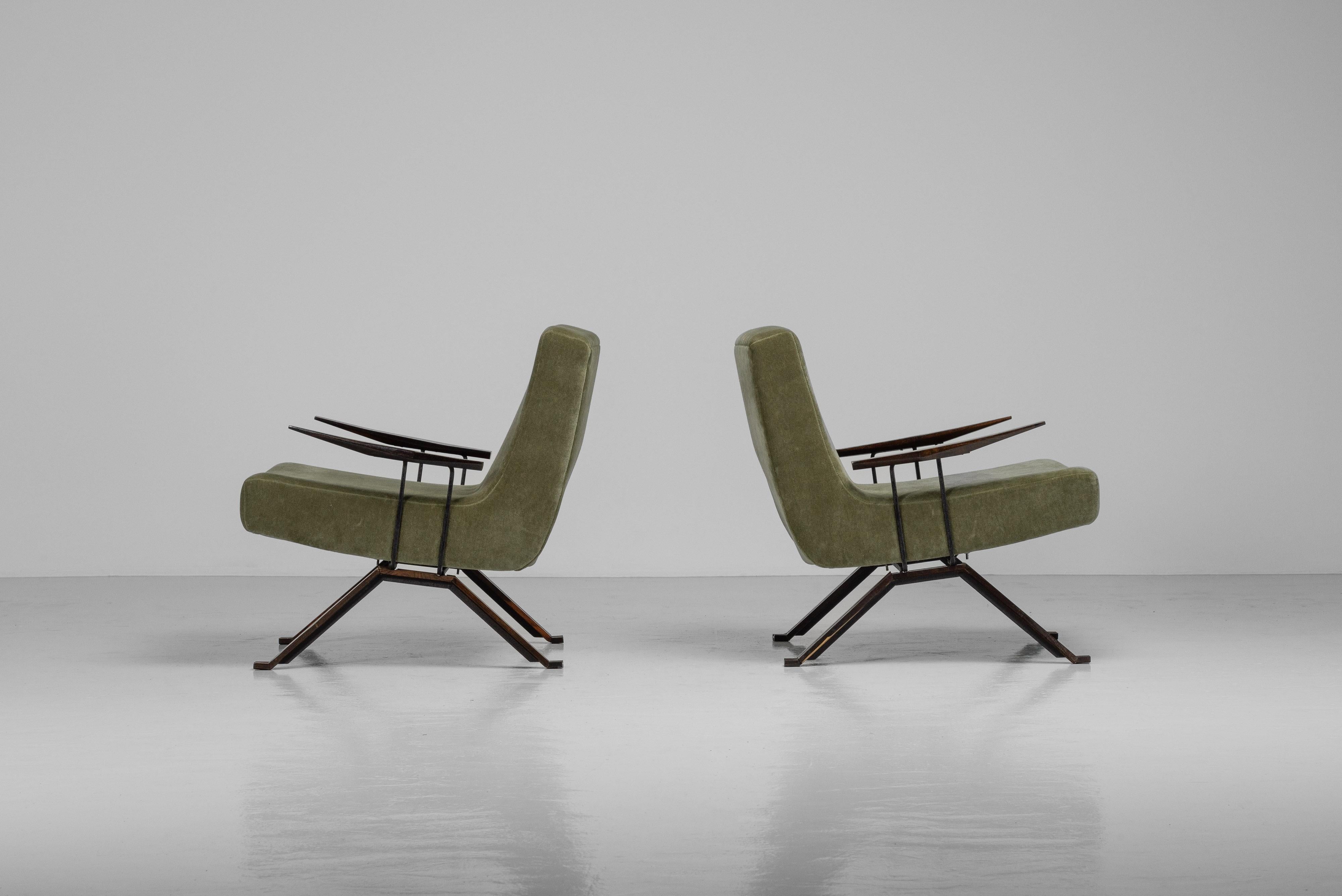 Percival Lafer MP1 lounge chairs Brazil 1961 For Sale 3