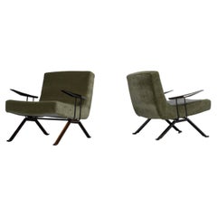 Percival Lafer MP1 lounge chairs Brazil 1961