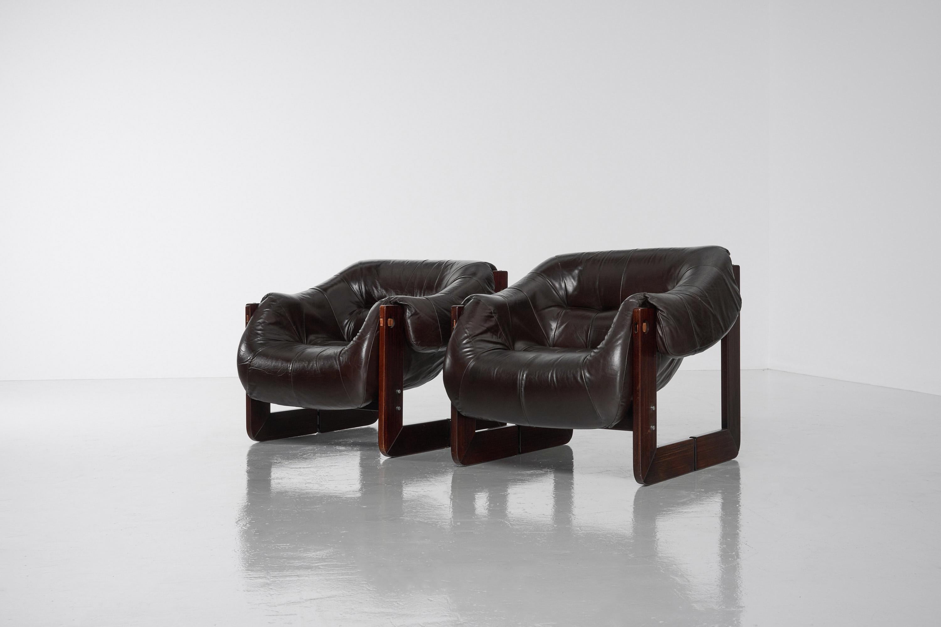 Percival Lafer Mp97 Lounge Chairs Brazil 1970 6