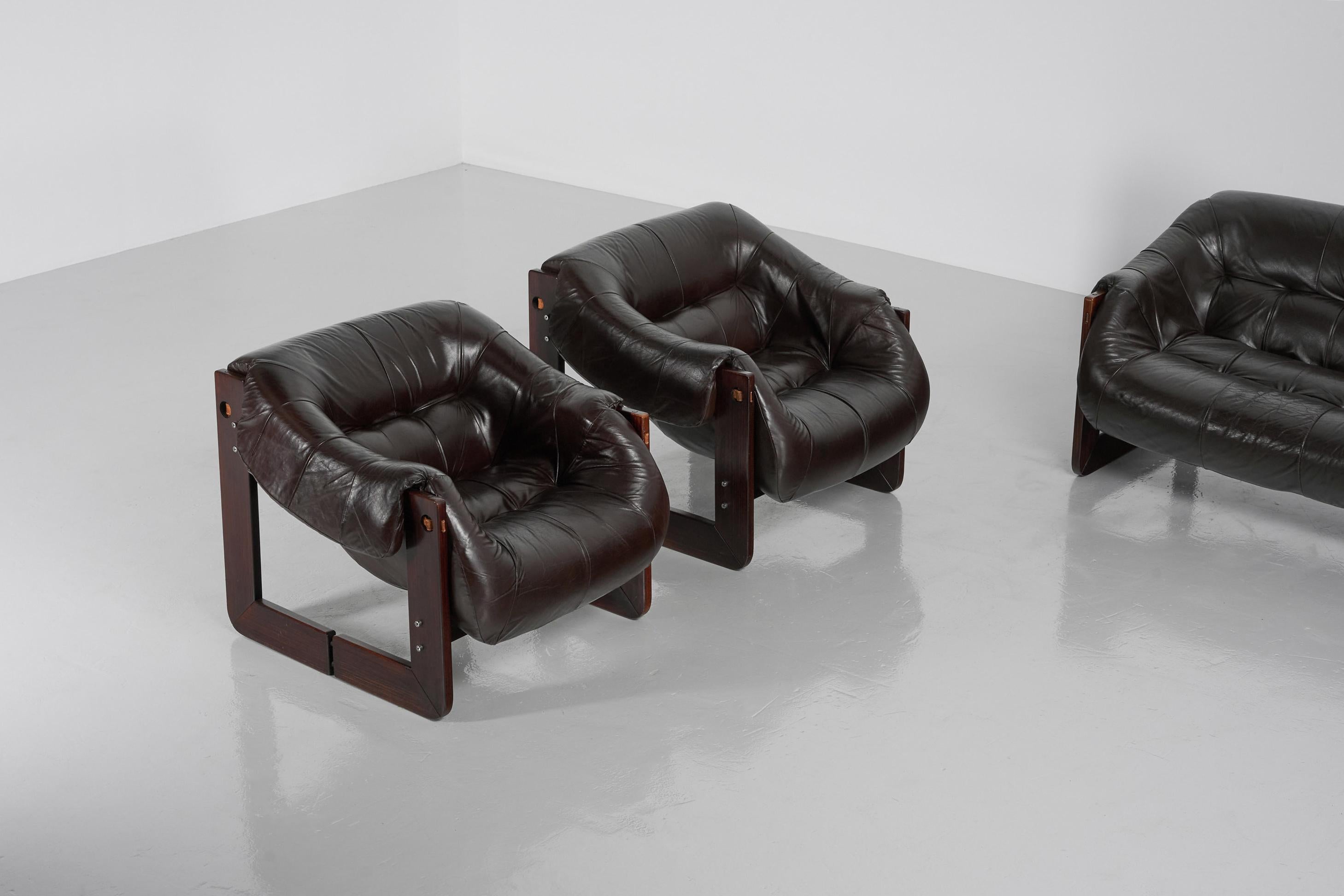 Percival Lafer Mp97 Lounge Chairs Brazil 1970 7