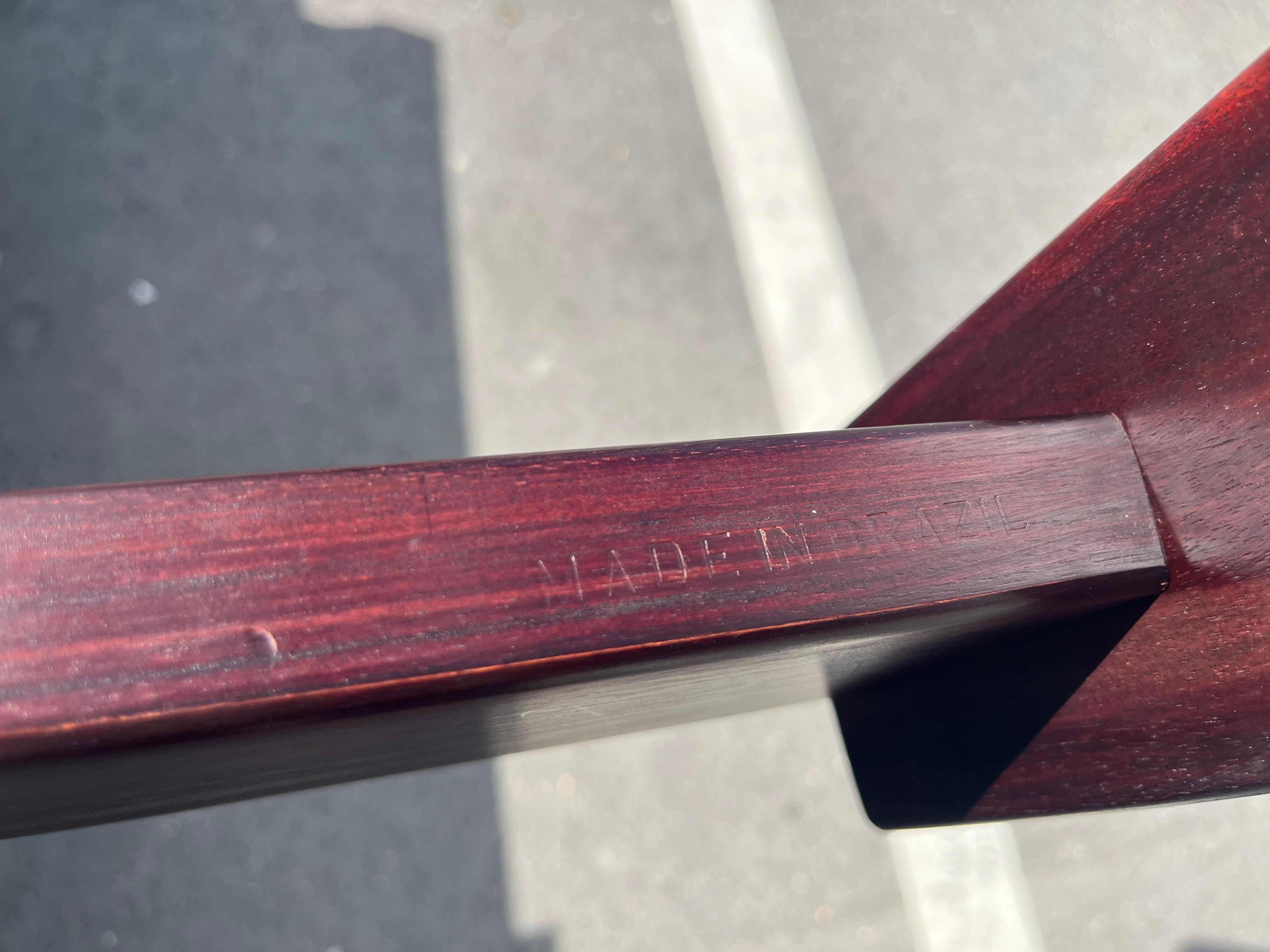 Table basse en bois de rose Percival Lafer Brésil en vente 2