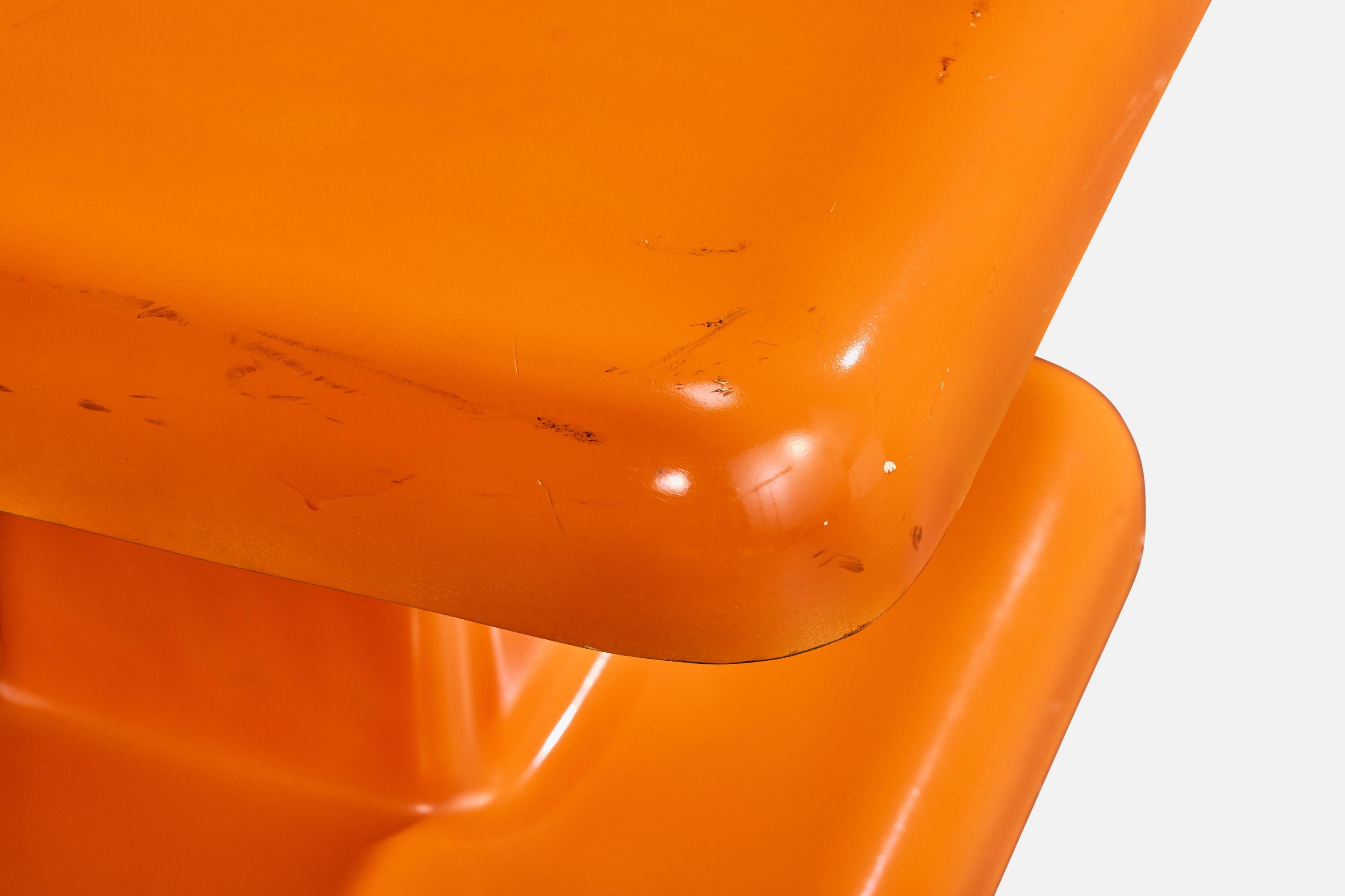Percival Lafer, Side Tables, Fiberglass, Brazil, 1970s For Sale 2