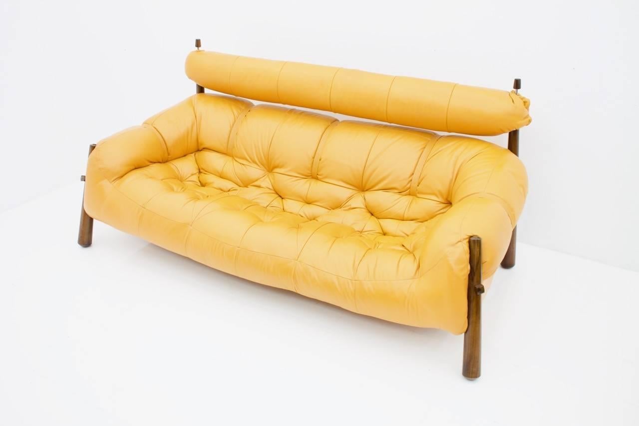 Mid-20th Century Percival Lafer Sofa and Two Lounge Chairs MP-81 Brazil 1972
