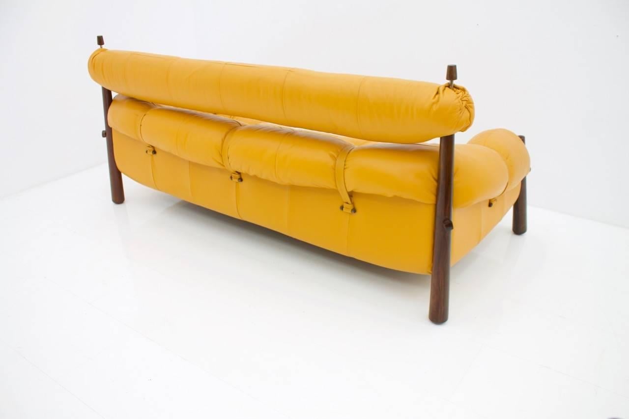 Percival Lafer Sofa and Two Lounge Chairs MP-81 Brazil 1972 1