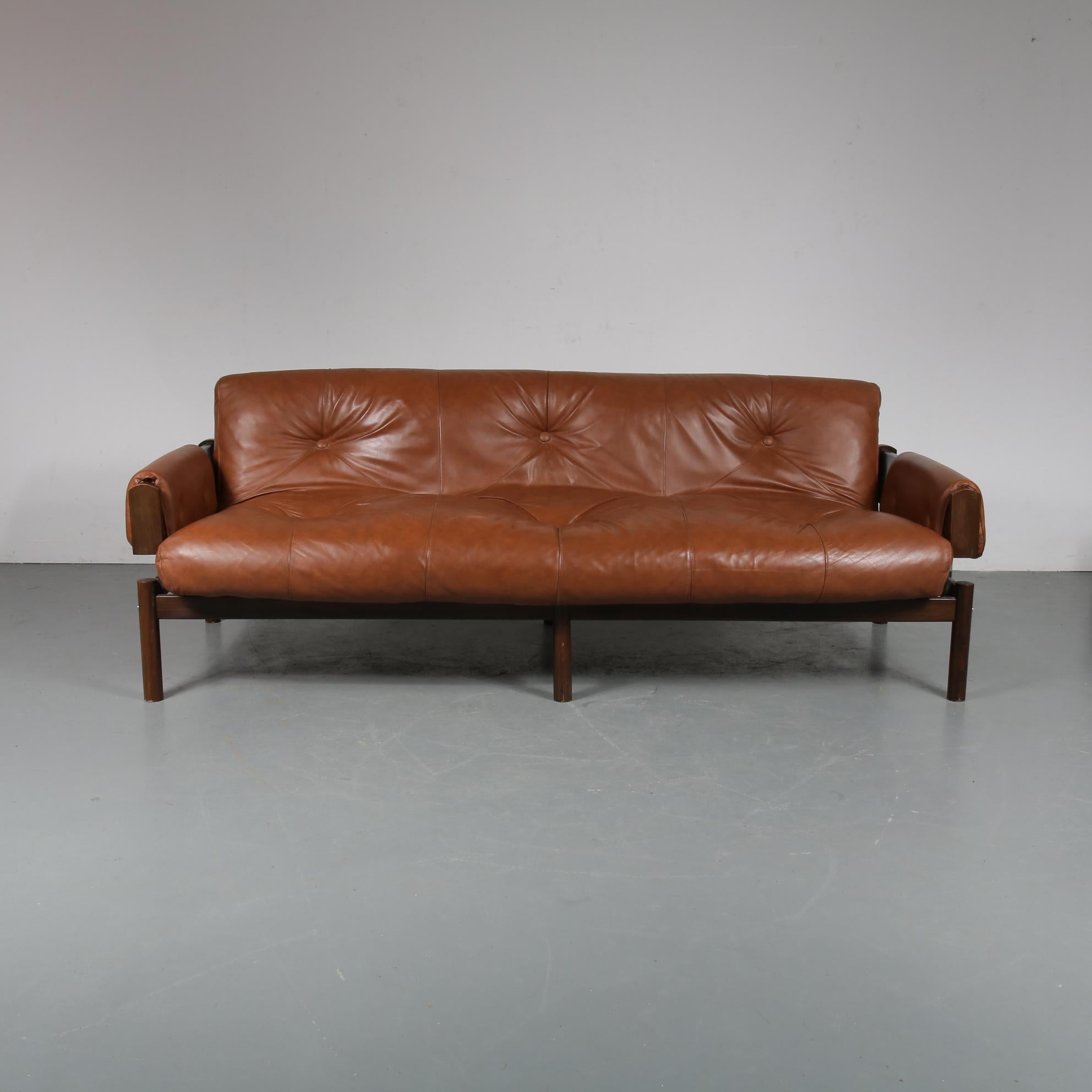 Brazilian Percival Lafer Sofa, Brazil, 1970s