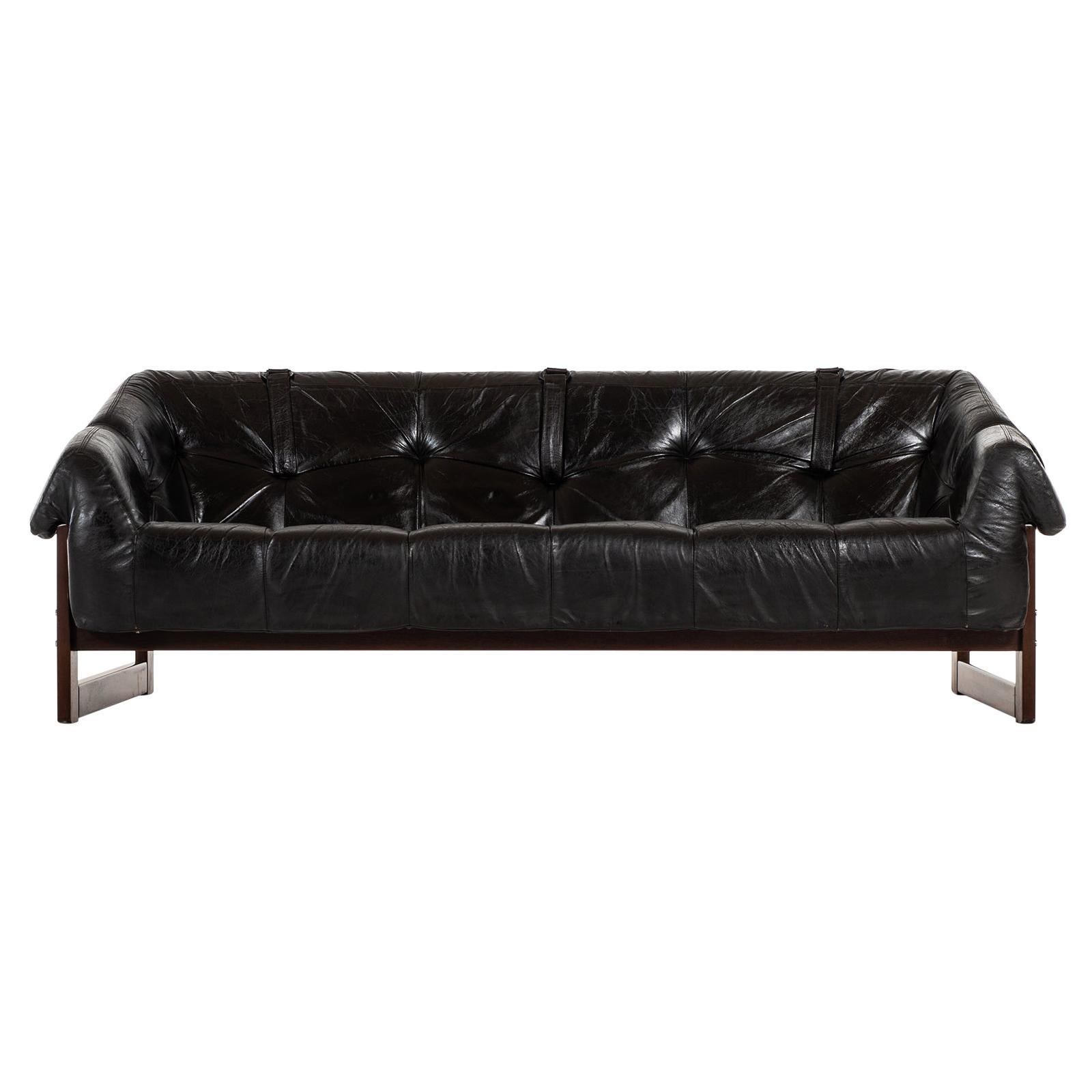 Percival Lafer Sofa Model MP-091 Produced by Lafer MP in Brazil