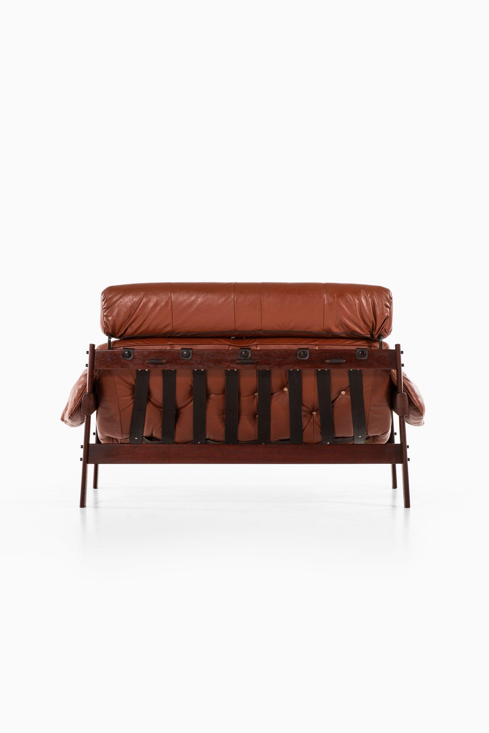 Leather Percival Lafer Sofa Produced by Lafer MP in Brazil