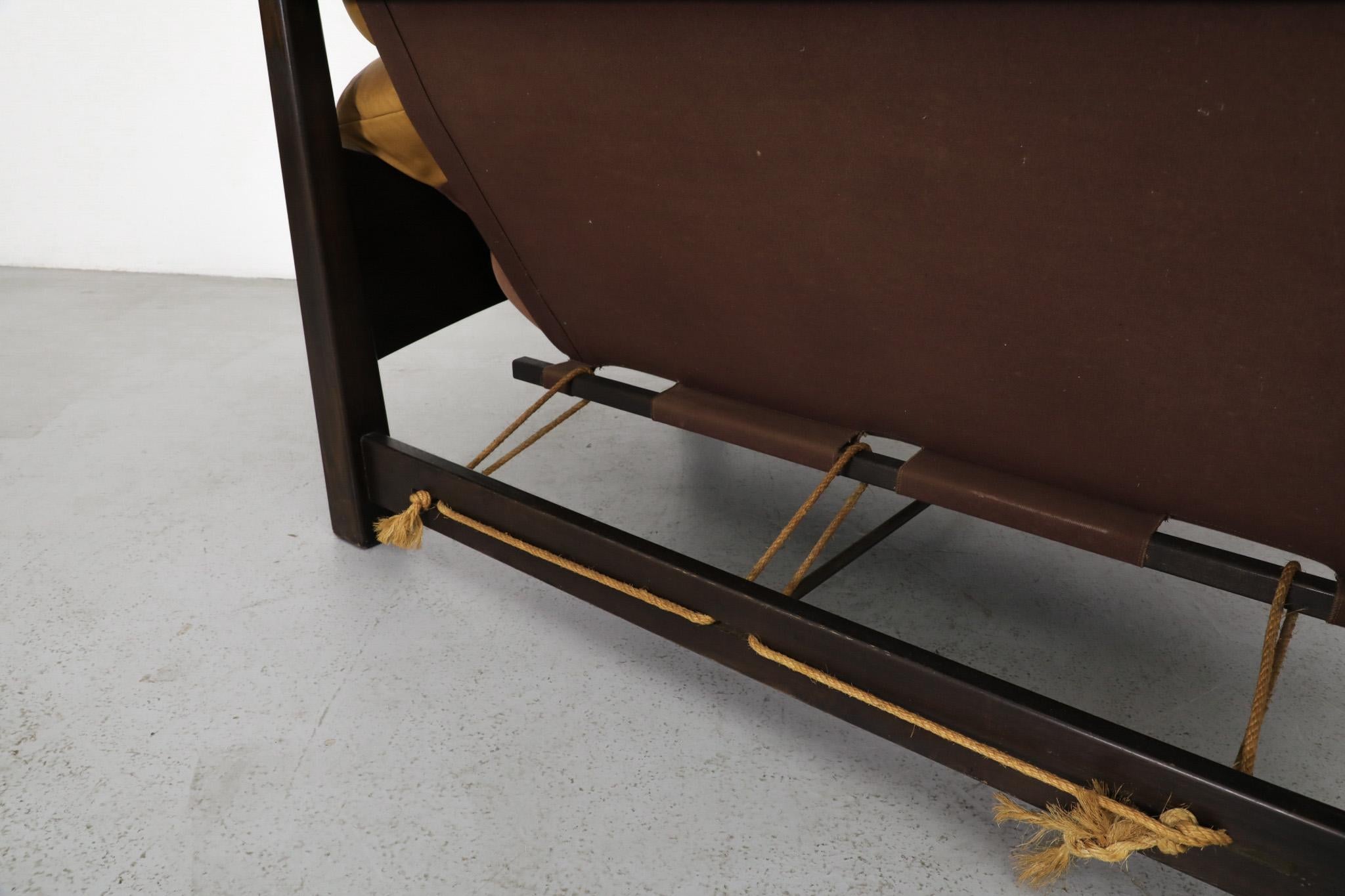 Percival Lafer Style Leather Loveseat Sofa by Gerard van den Berg for Montis 4