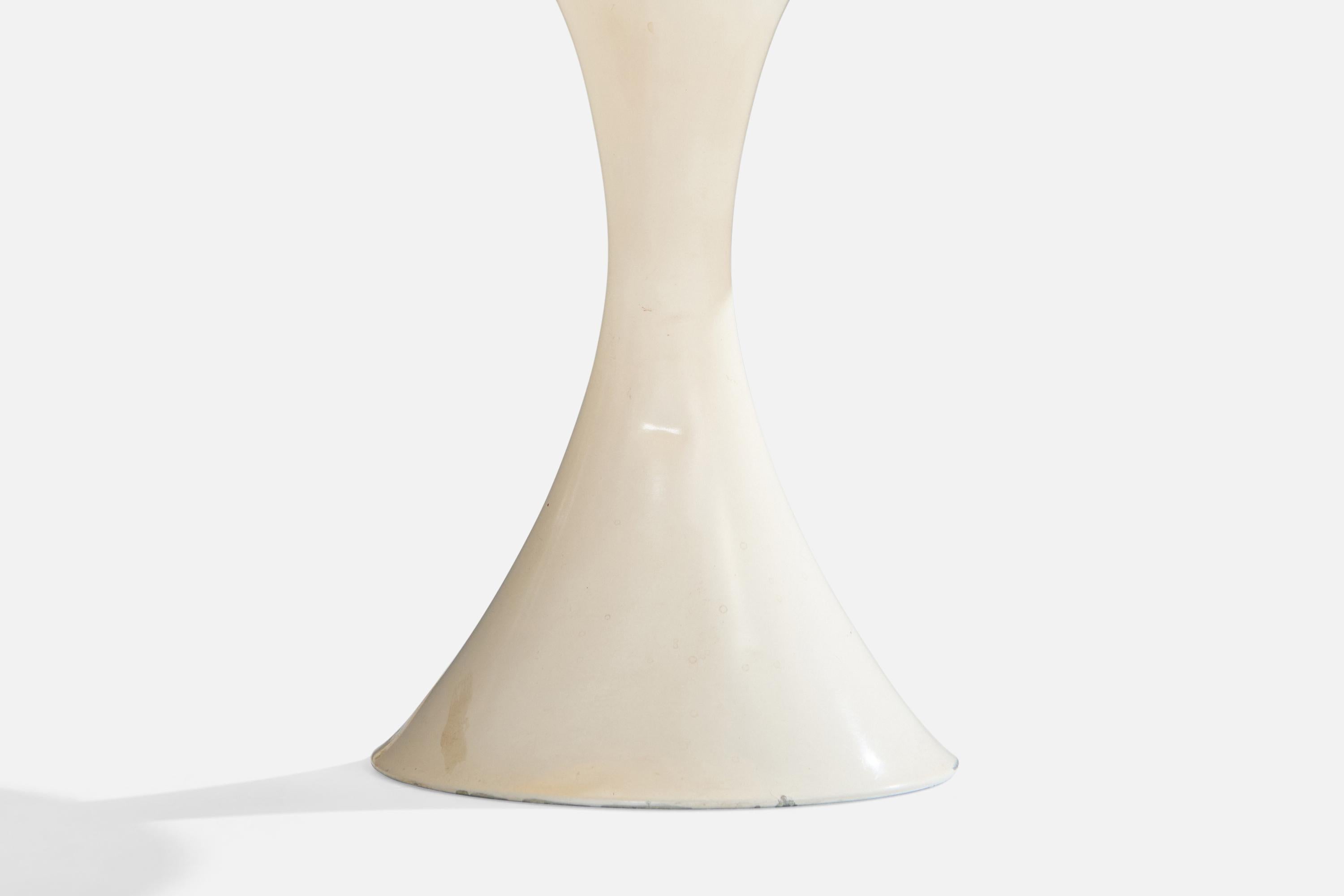 Late 20th Century Percival Lafer, Table Lamp, Metal, Acrylic, Brazil, 1970s For Sale
