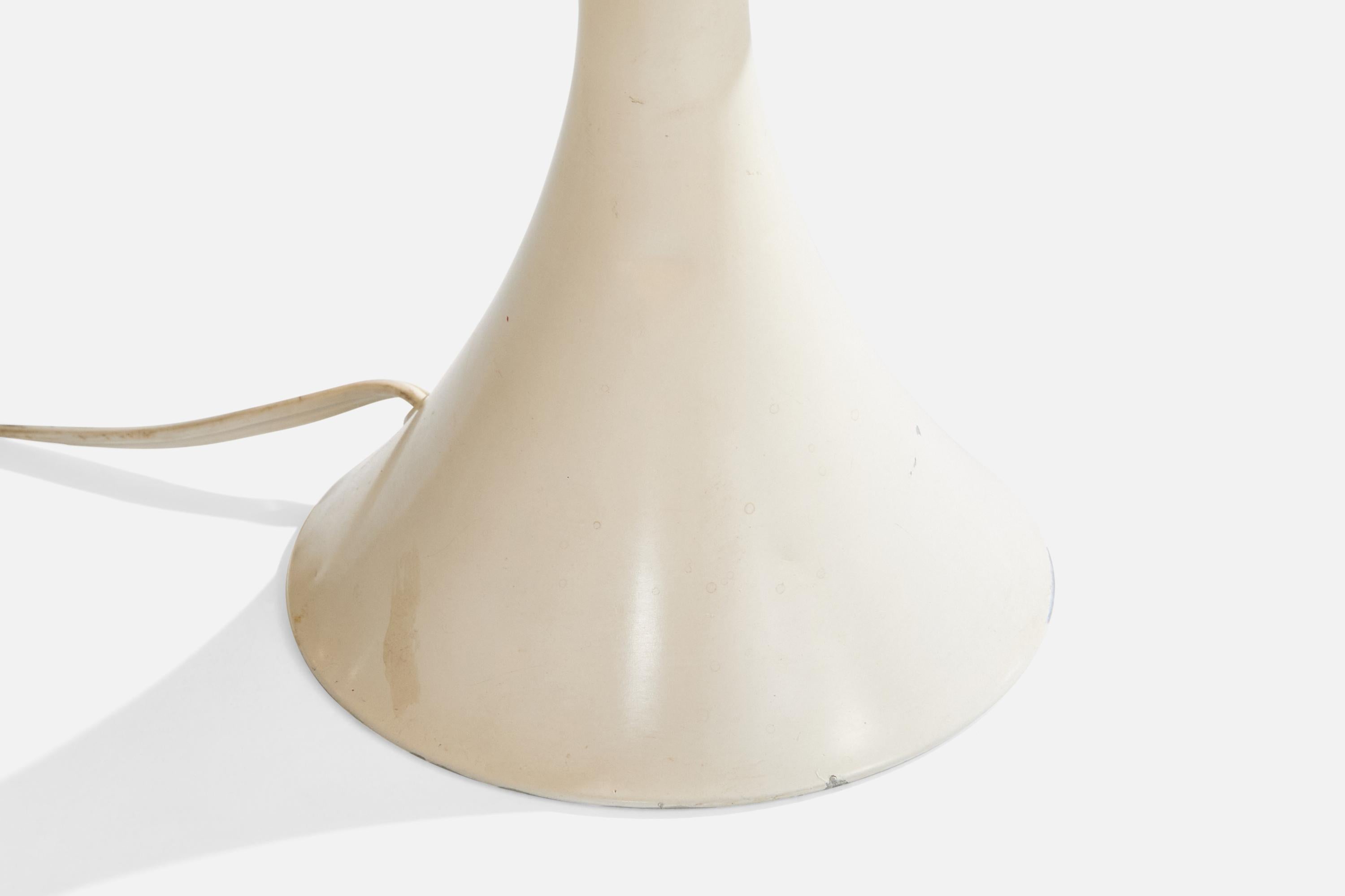 Percival Lafer, Table Lamp, Metal, Acrylic, Brazil, 1970s For Sale 1