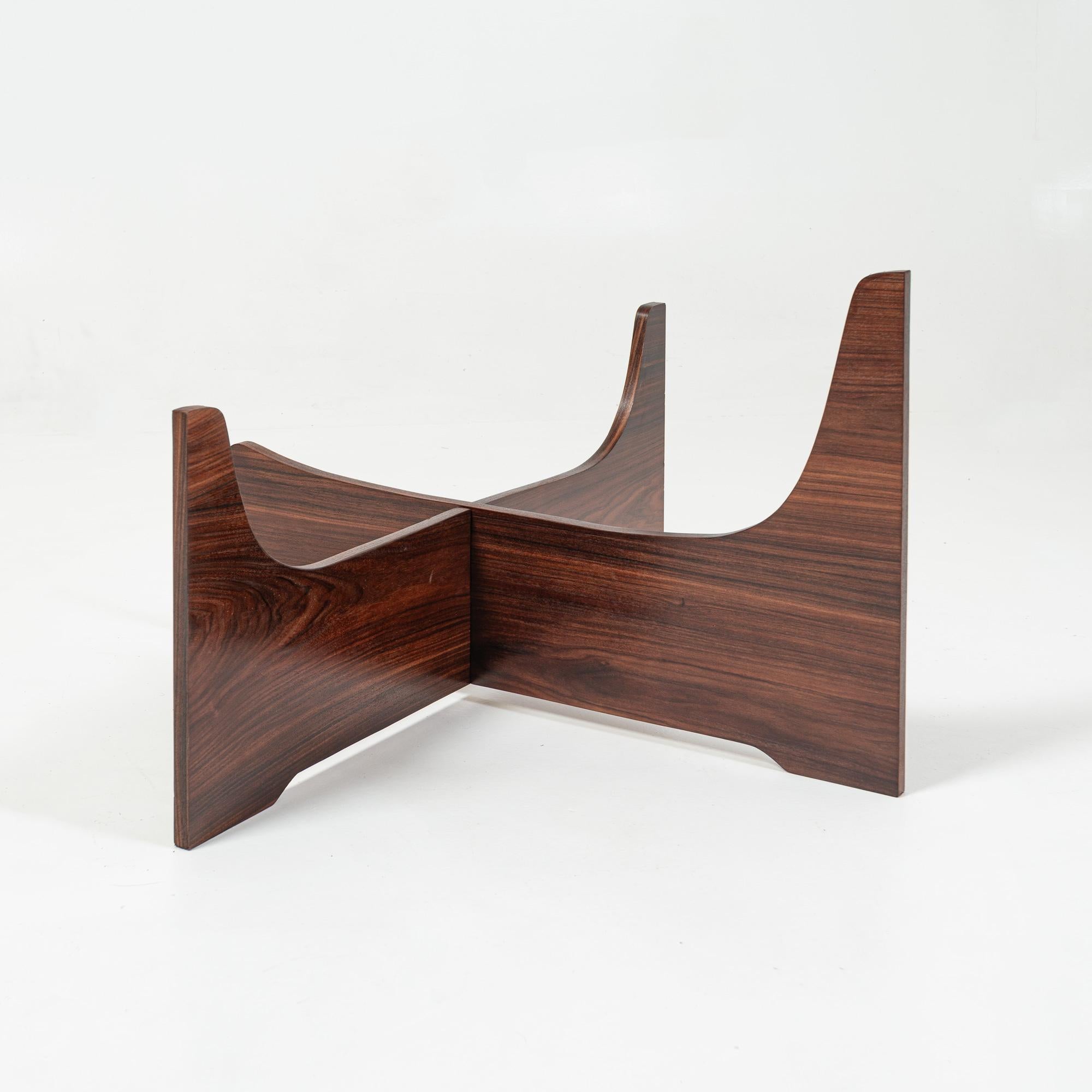 Percival Lafer's Lounge Chair model MP-61 in Maharam Leather and Rosewood, 1973 For Sale 6