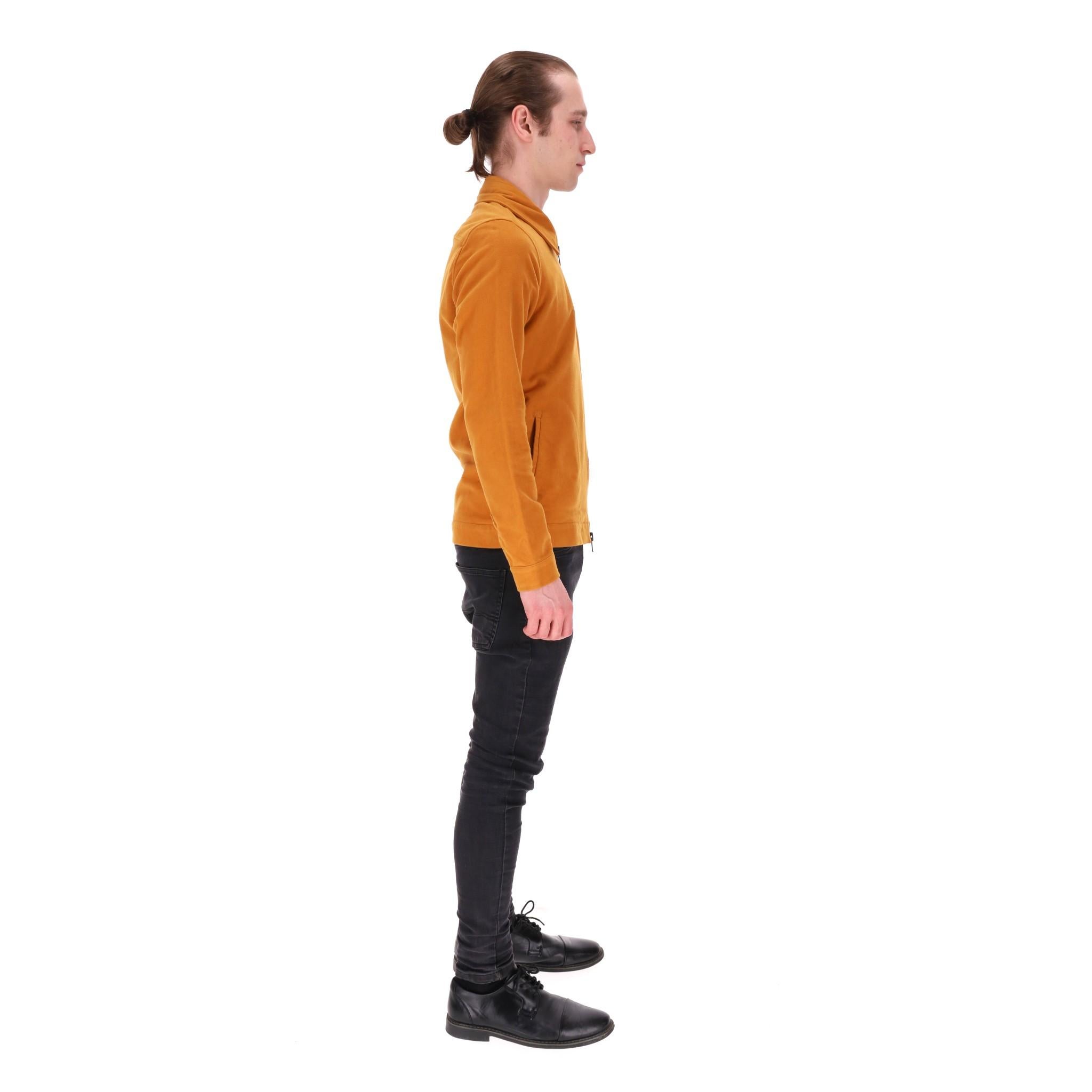 Orange Percival Limited Edition Moleskin Jacket For Sale
