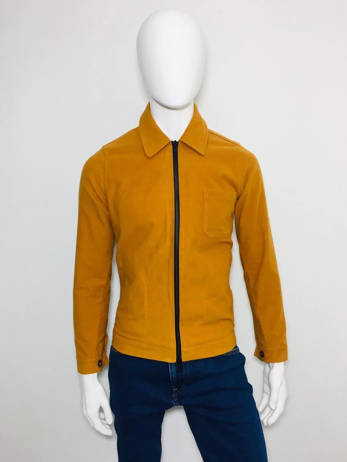 Percival Moleskin Jacket

Retro Look Mustard made with moleskin cotton. Double ended YKK zipper. 

Additional information:
Size – S
Composition - Cotton
Condition – Very Good