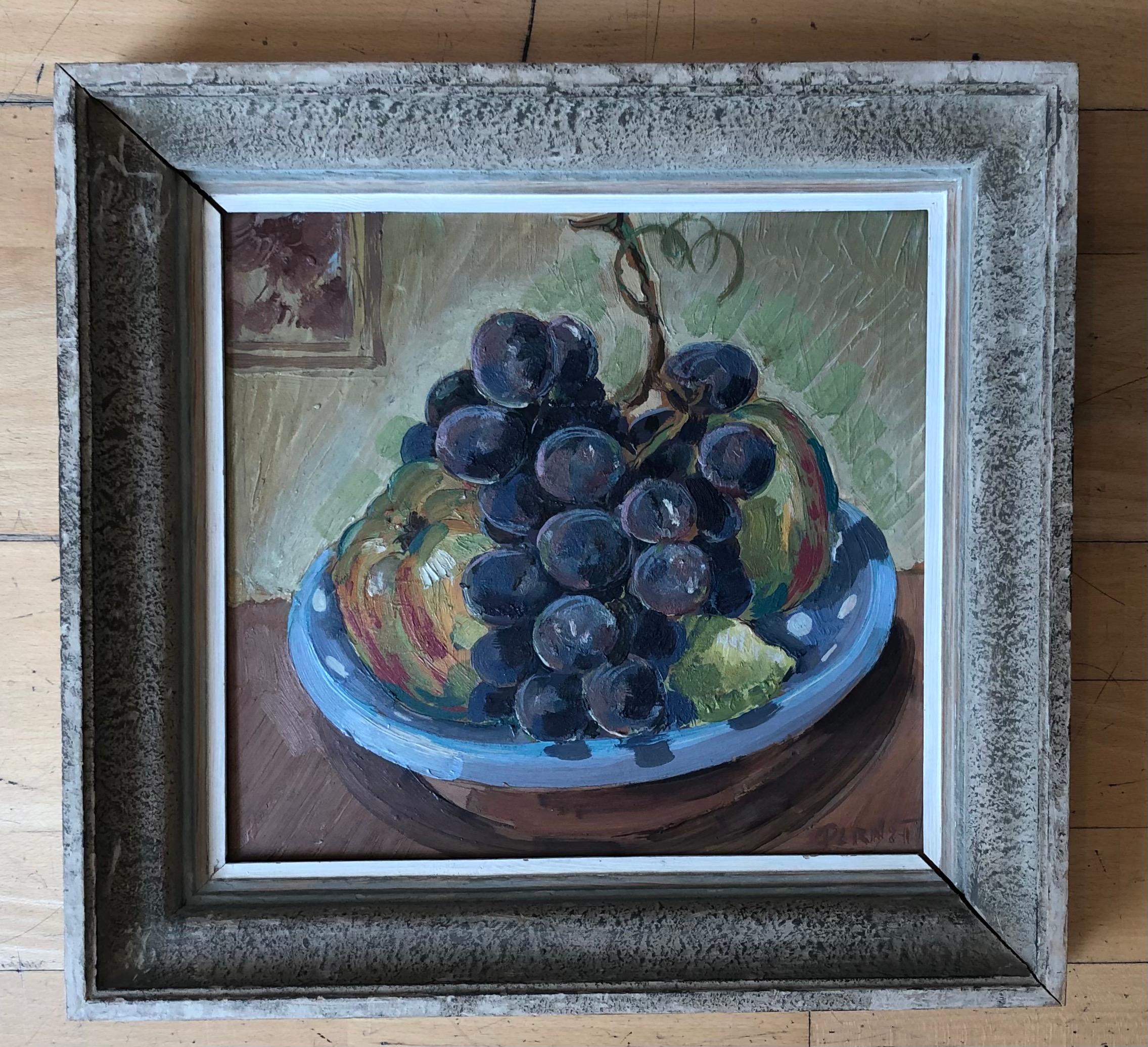 Fruit cup - Painting by Percival Pernet