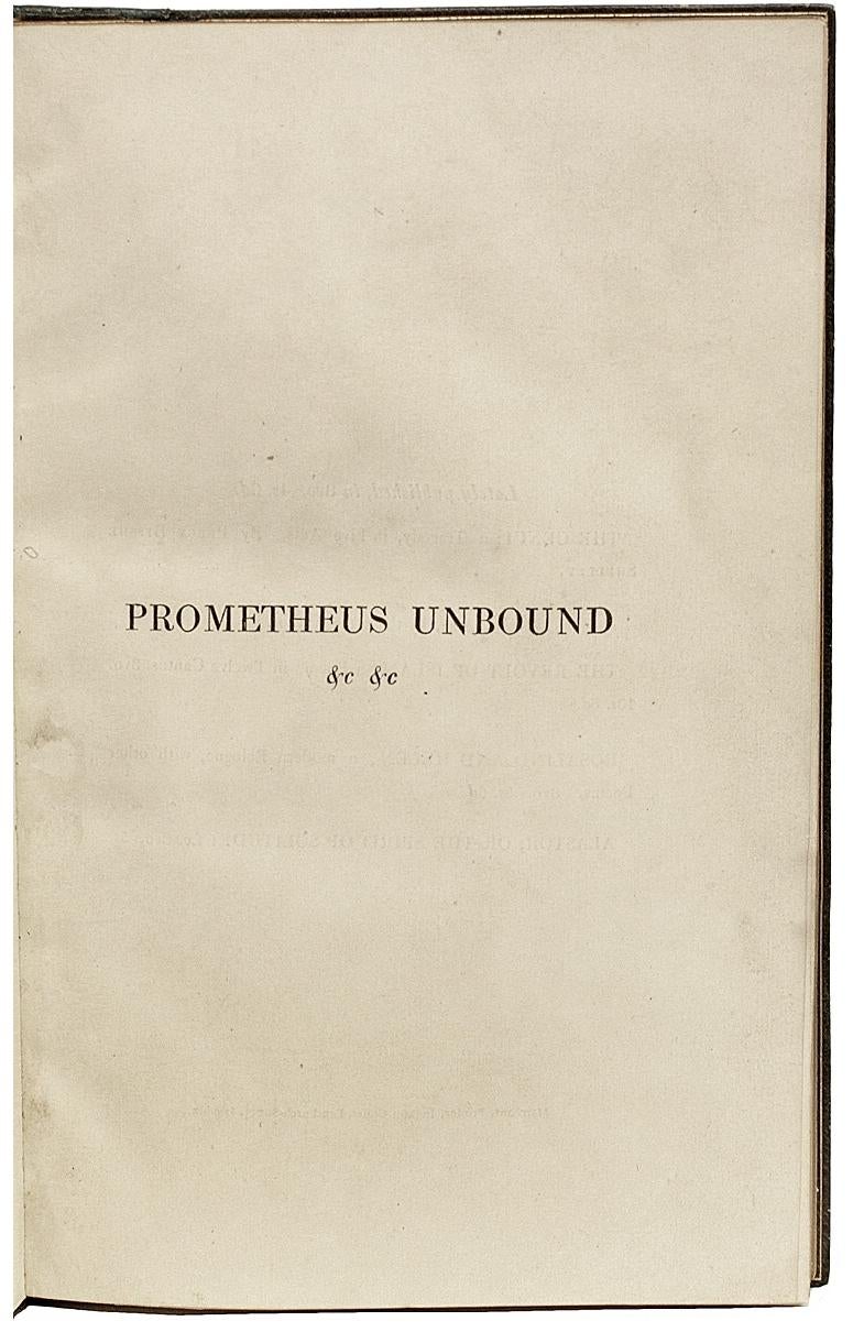 prometheus unbound shelley