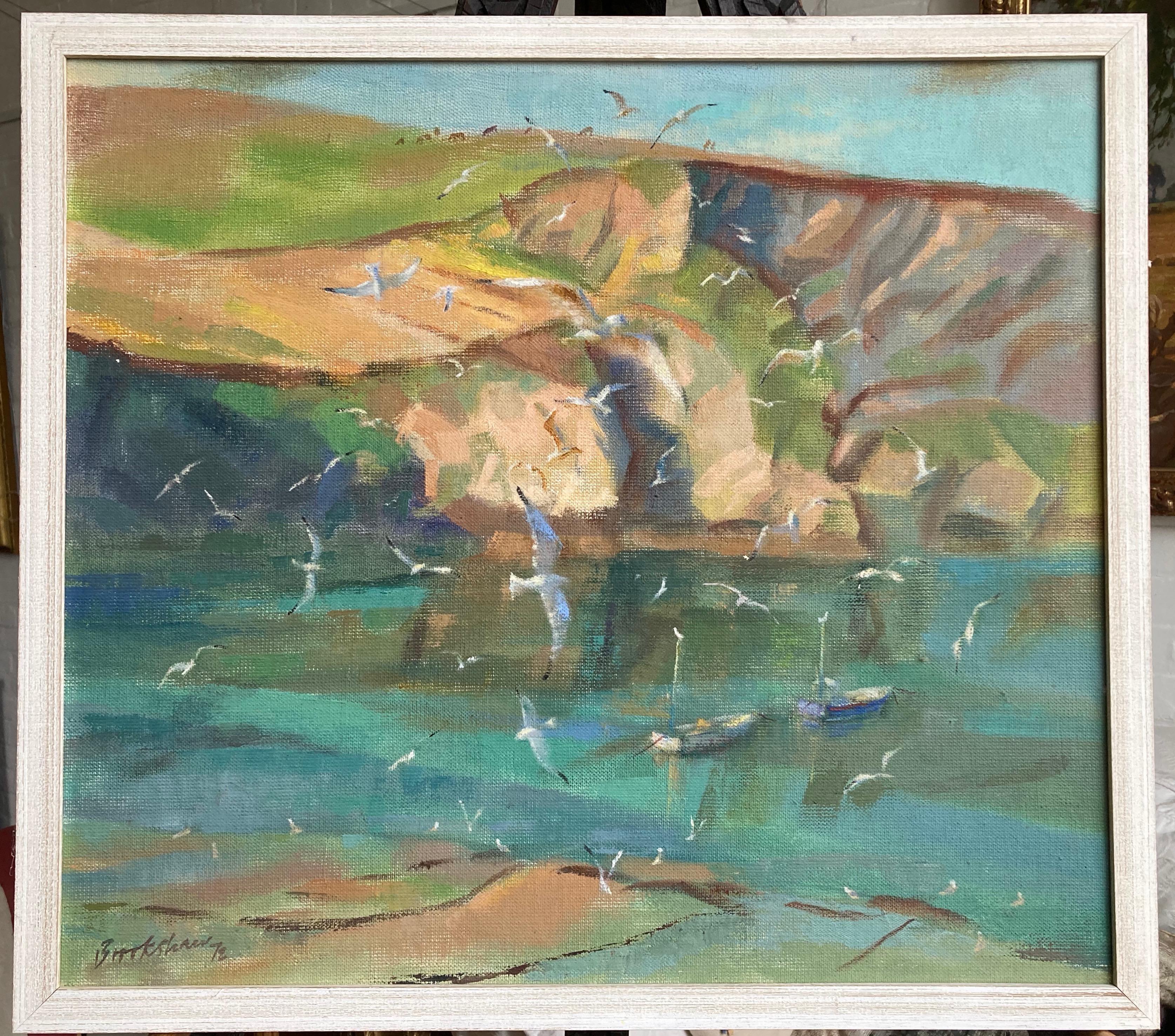Percy Drake Brookshaw, Port Isaac, paesaggio costiero, Cornovaglia 2