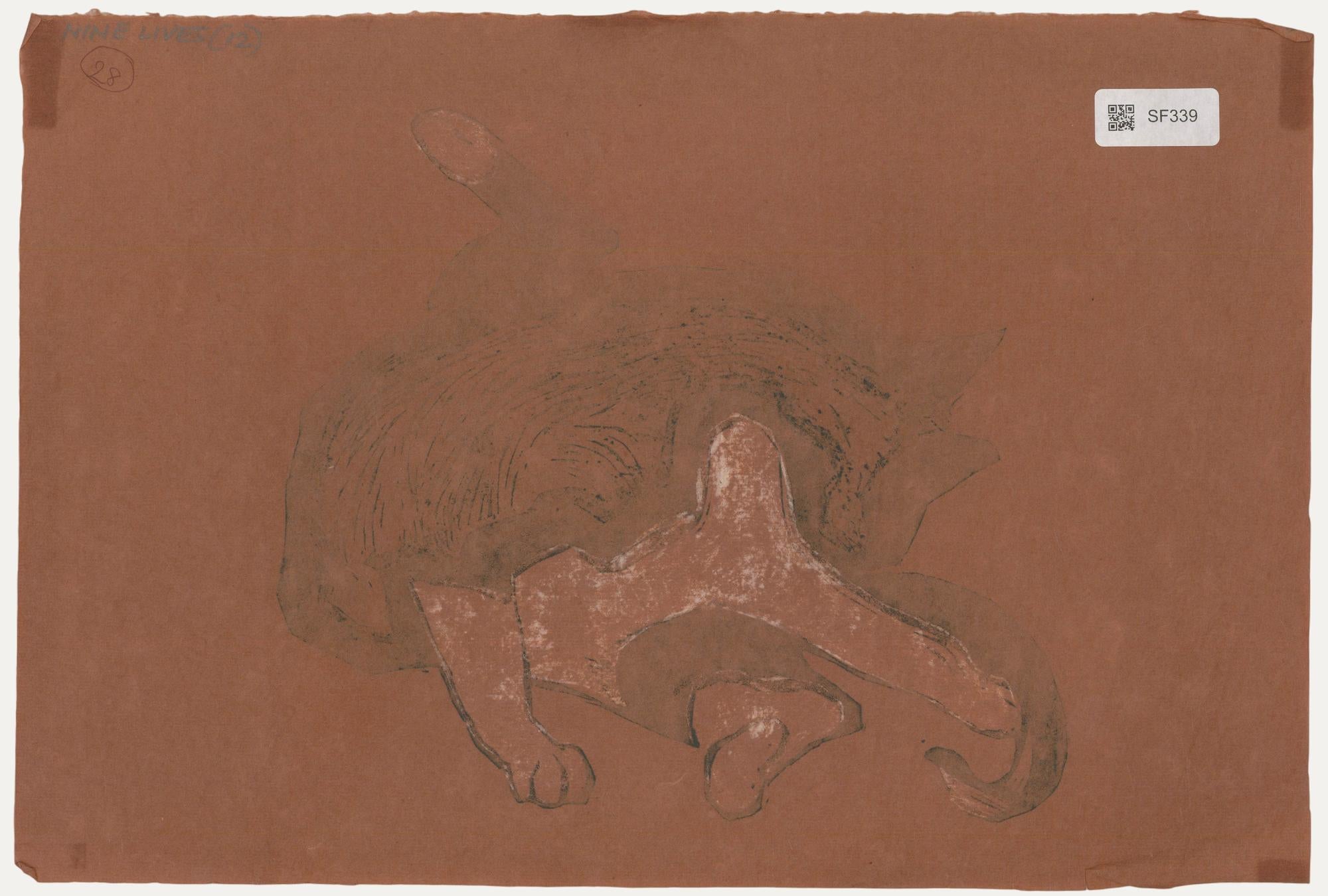 Percy Drake Brookshaw (1907-1993) - 1971 Gravure sur bois, Neuf vies 12 en vente 2