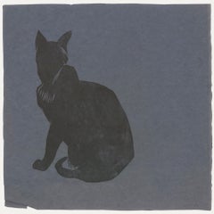 Percy Drake Brookshaw (1907-1993) - 1971 Holzschnitt, Nine Lives 16