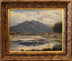 Percy Gray (1869 - 1952); Mount Tamalpais; oil on wood