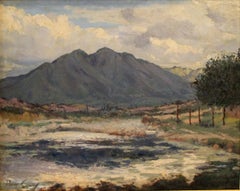 Percy Gray (1869 - 1952); Mount Tamalpais; oil on wood