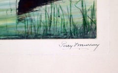 Percy Murray Lake Boats Signed Vintage Photograph