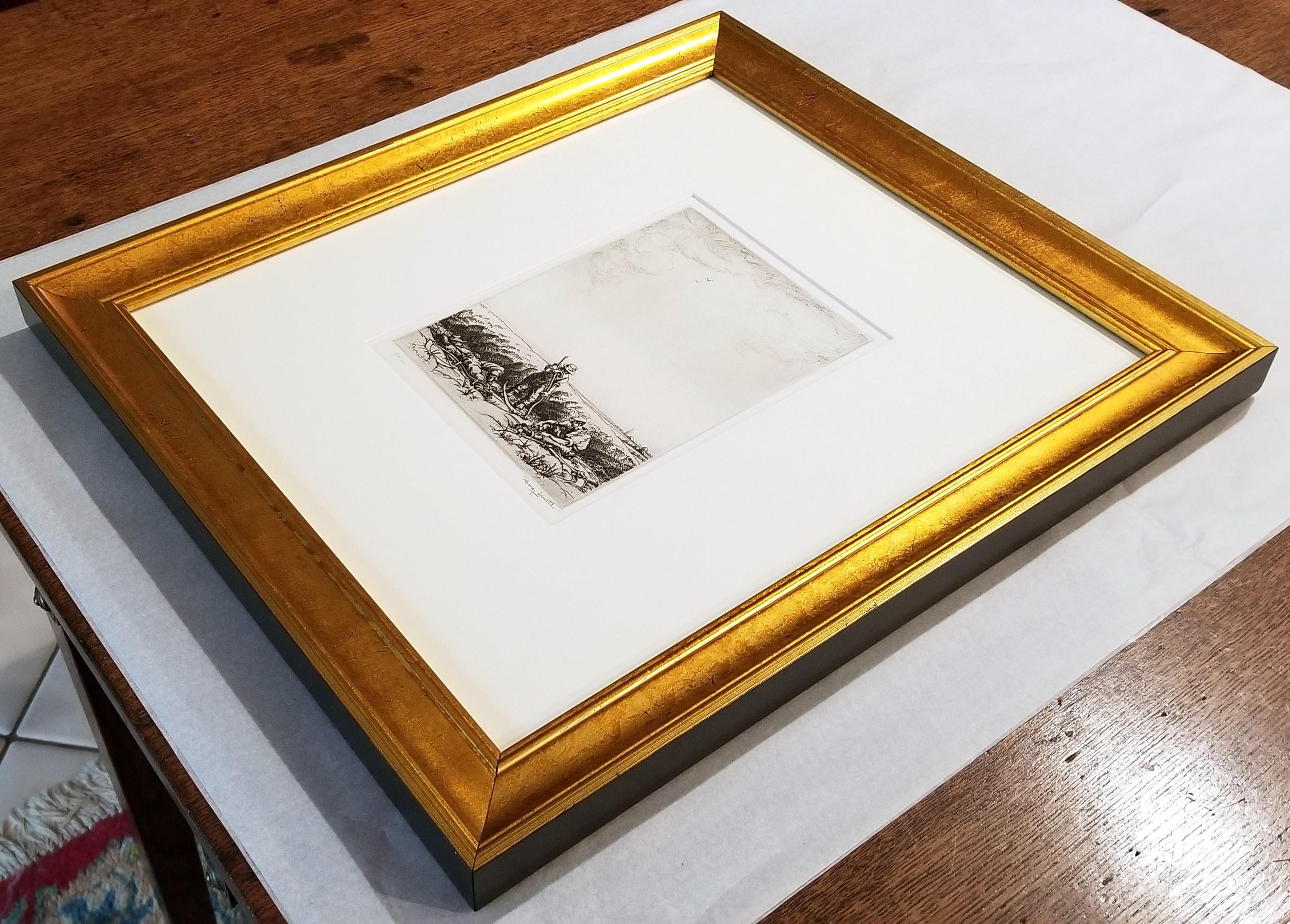 Scythers Descansando /// Percy John Delf Smith Artista de la Primera Guerra Mundial Granja Paisaje Artístico en venta 11