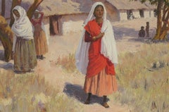 Percy Tarrant (1855-1934) - Early 20th Century Oil, Afternoon Stroll