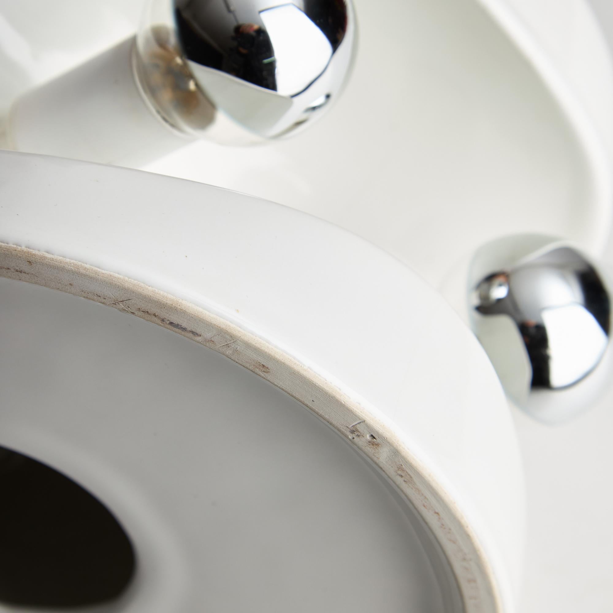 Lampe Perdomello 70 en céramique blanche en vente 4